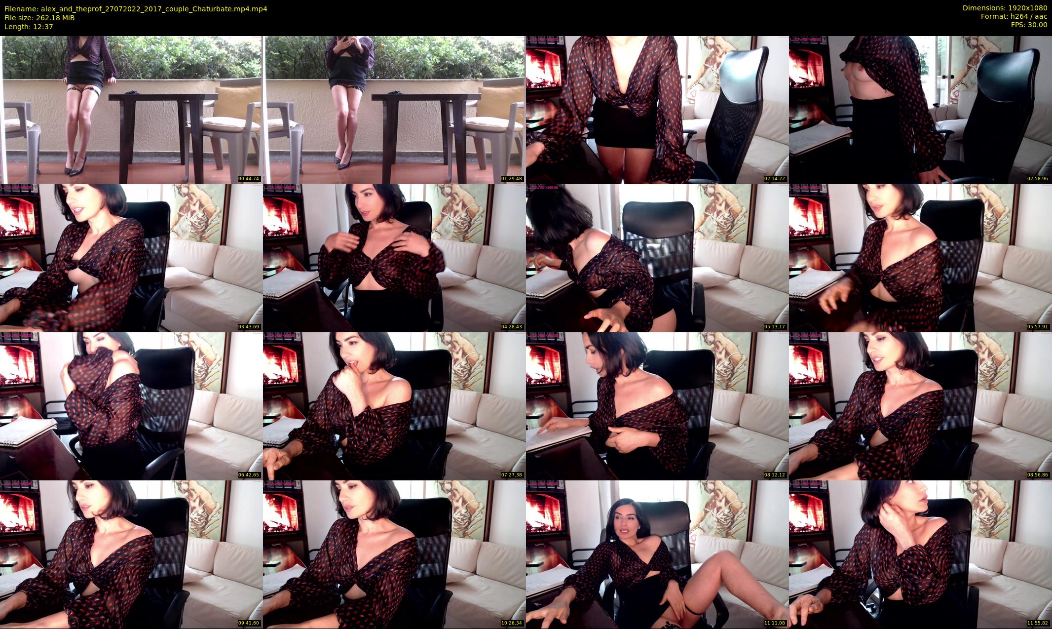 alex_and_theprof — 13 minute Chaturbate couple cam show recording, 1080p, Jul 27, 2022
