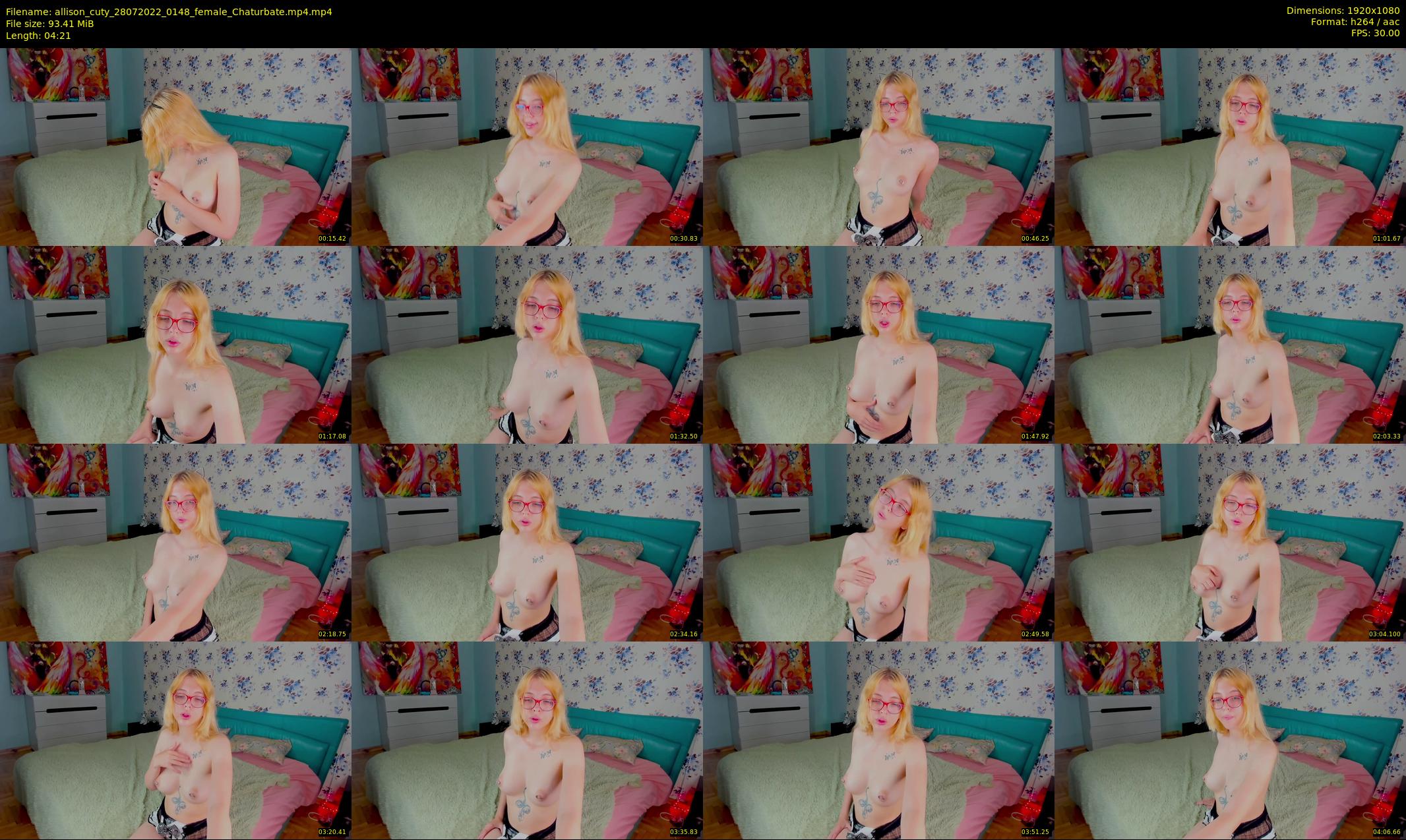 allison_cuty — 5 minute Chaturbate female cam show recording, 1080p, Jul 28, 2022