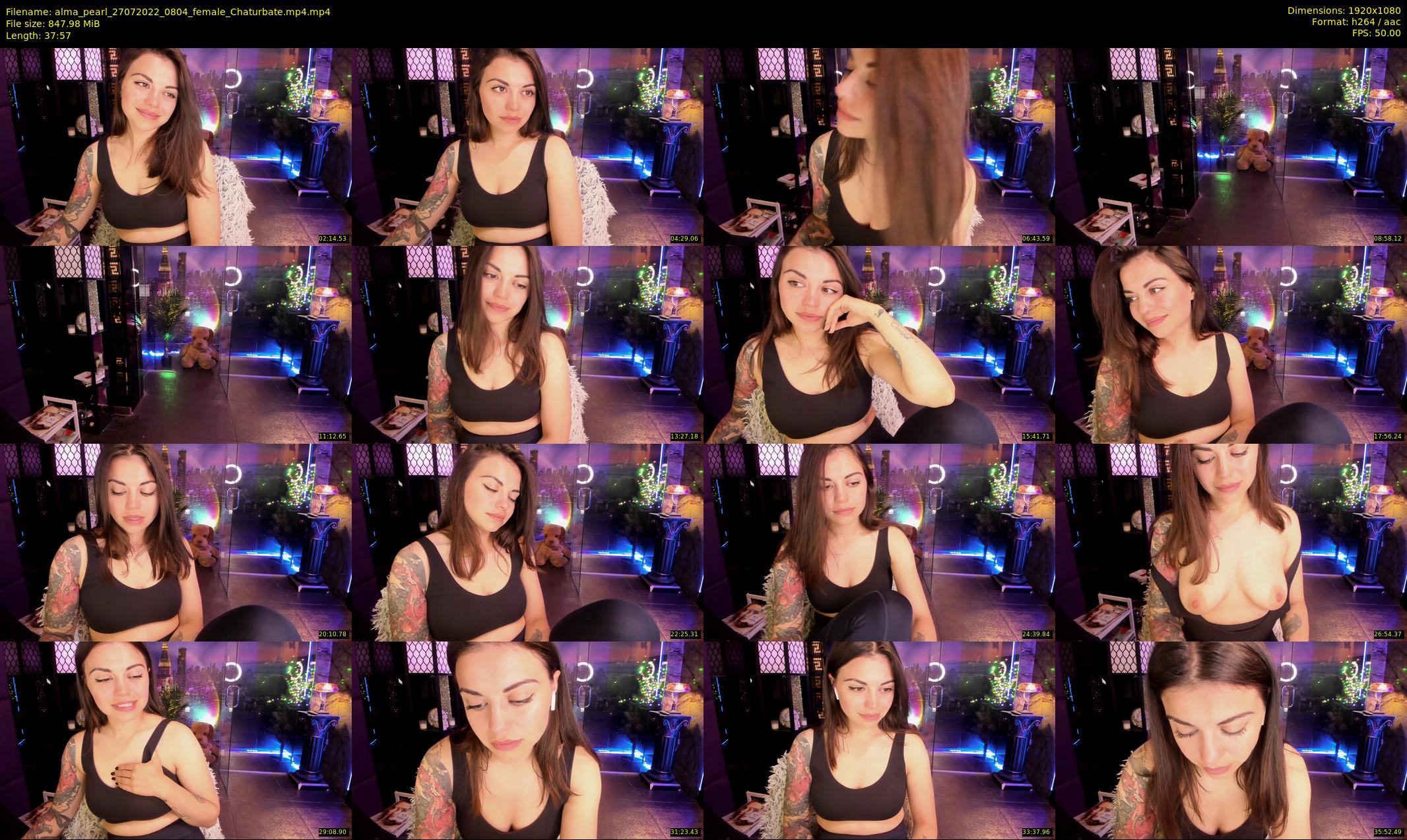 alma_pearl — 38 minute Chaturbate female cam show recording, 1080p, Jul 27, 2022