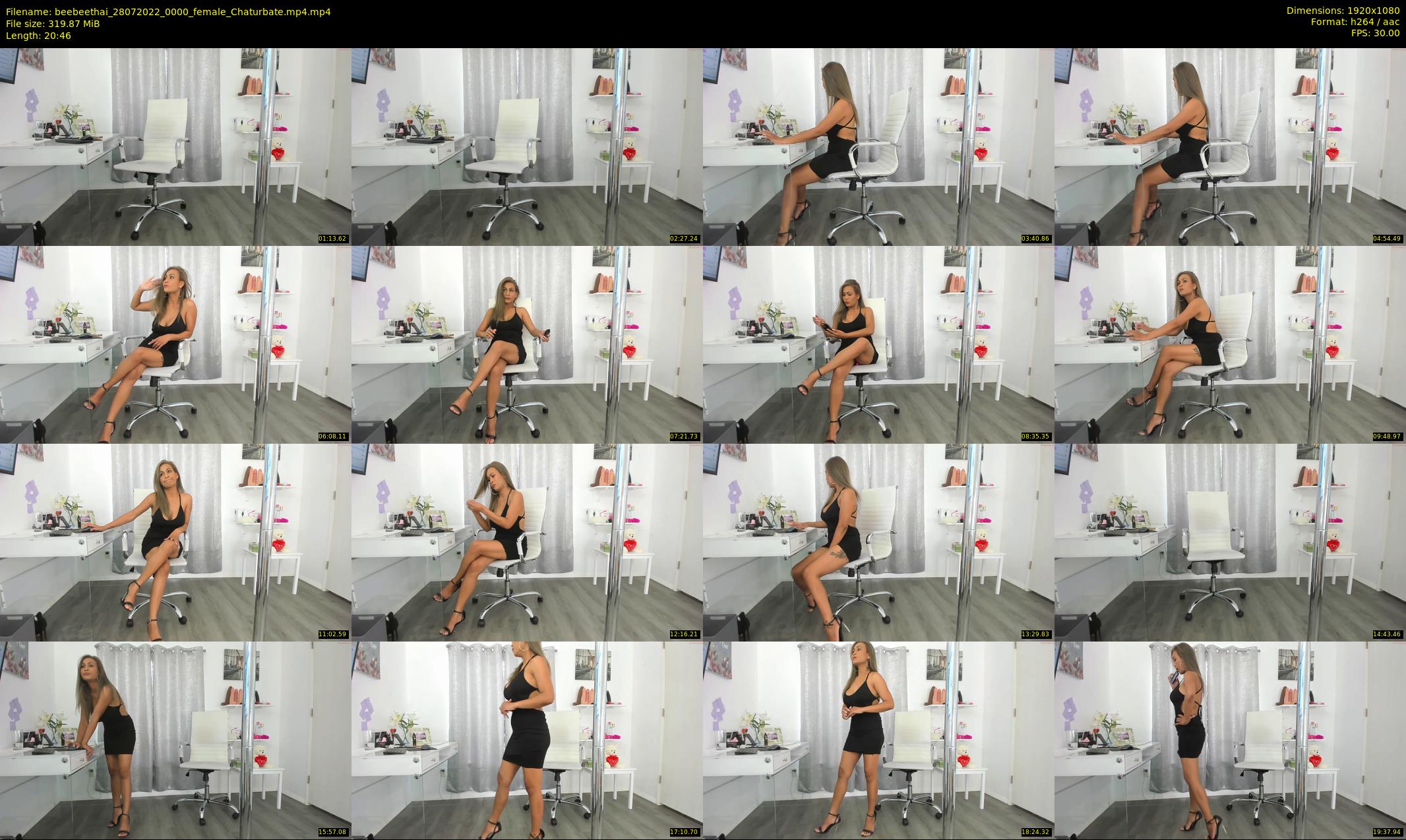 beebeethai — 21 minute Chaturbate female cam show recording, 1080p, Jul 28, 2022