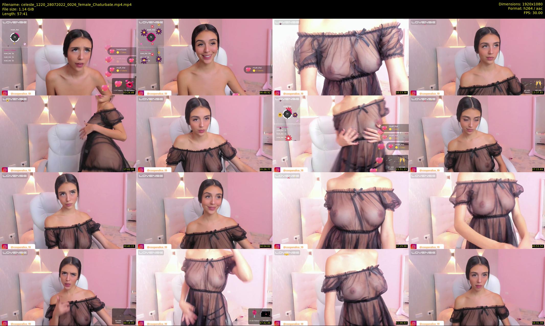 celeste_1220 — 58 minute Chaturbate female cam show recording, 1080p, Jul 28, 2022