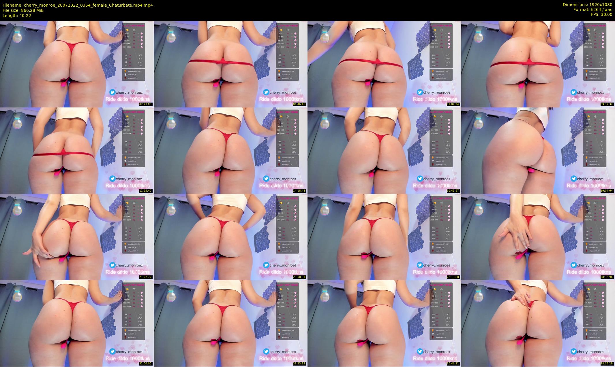 cherry_monroe — 41 minute Chaturbate female cam show recording, 1080p, Jul 28, 2022
