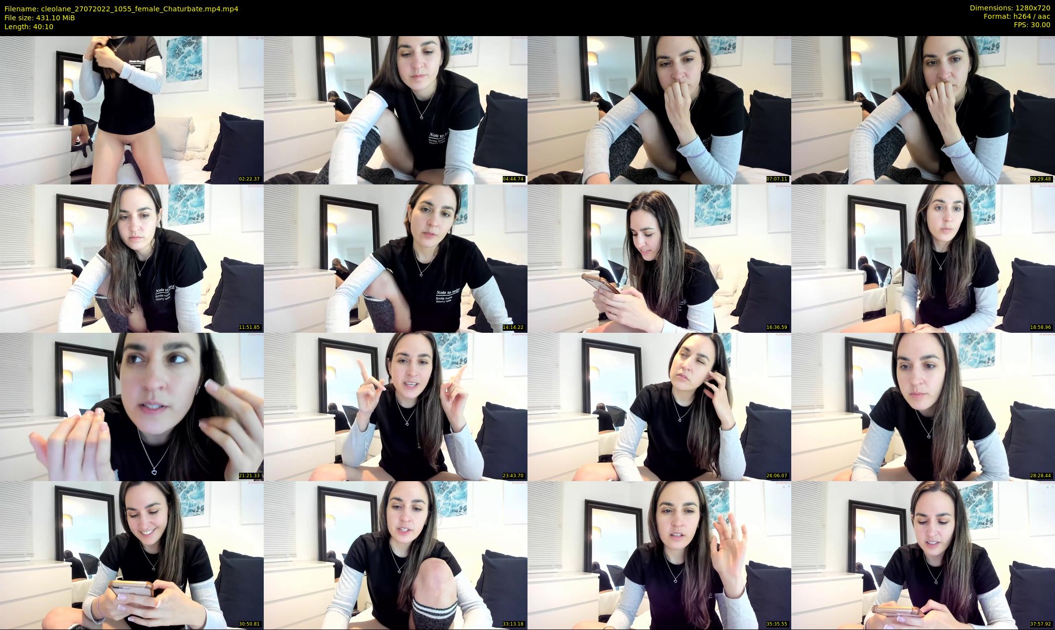 cleolane — 41 minute Chaturbate female cam show recording, 720p, Jul 27, 2022