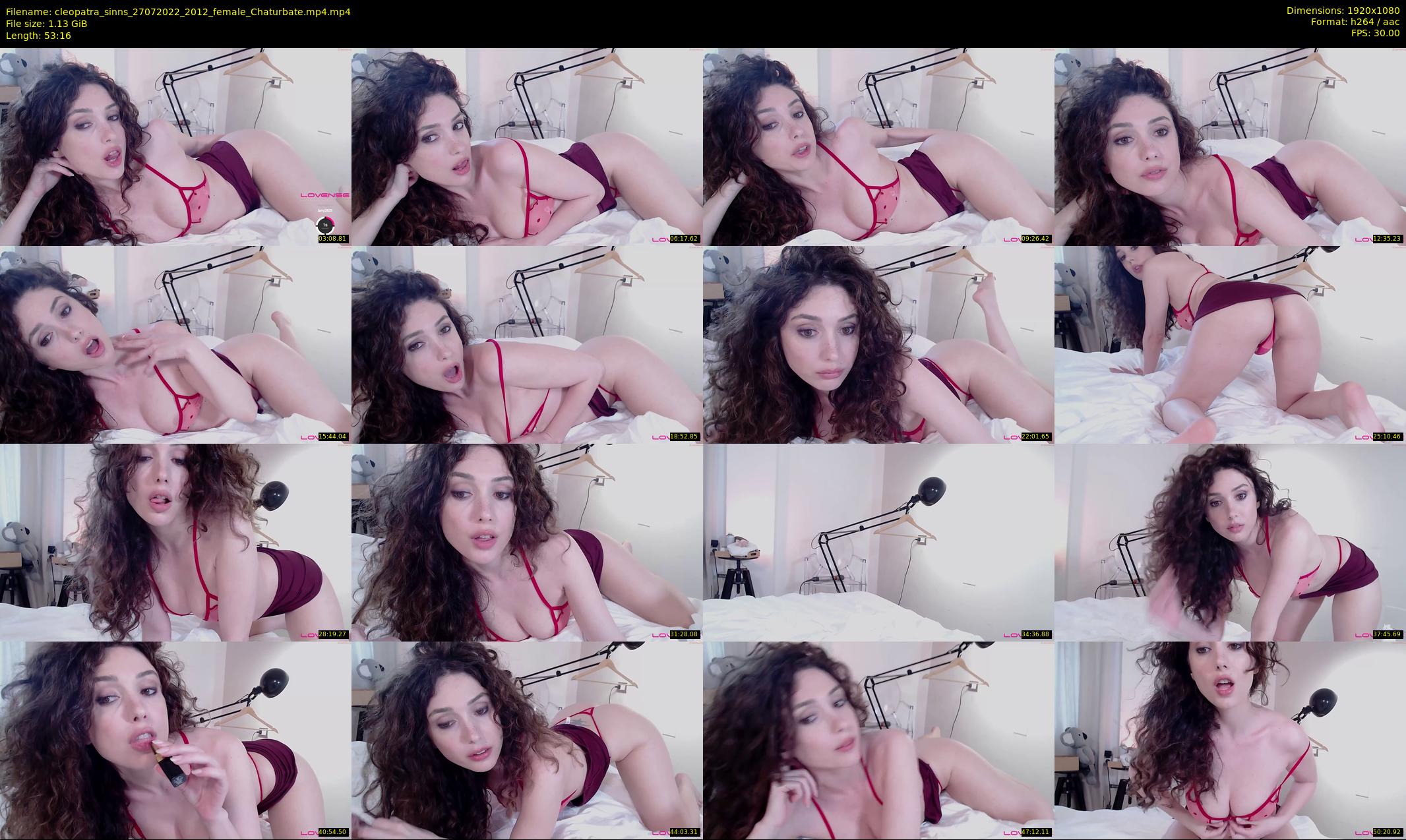 cleopatra_sinns — 54 minute Chaturbate female cam show recording, 1080p, Jul 27, 2022