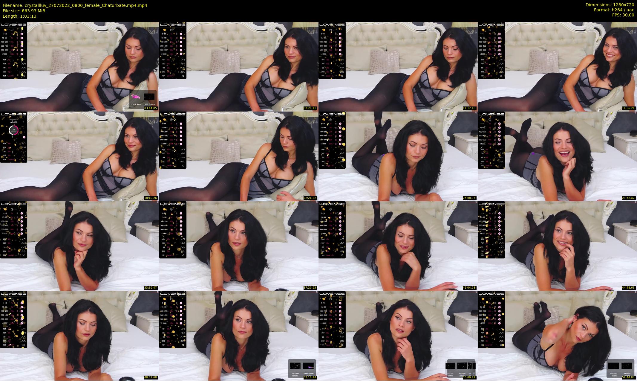 crystallluv — 64 minute Chaturbate female cam show recording, 720p, Jul 27, 2022