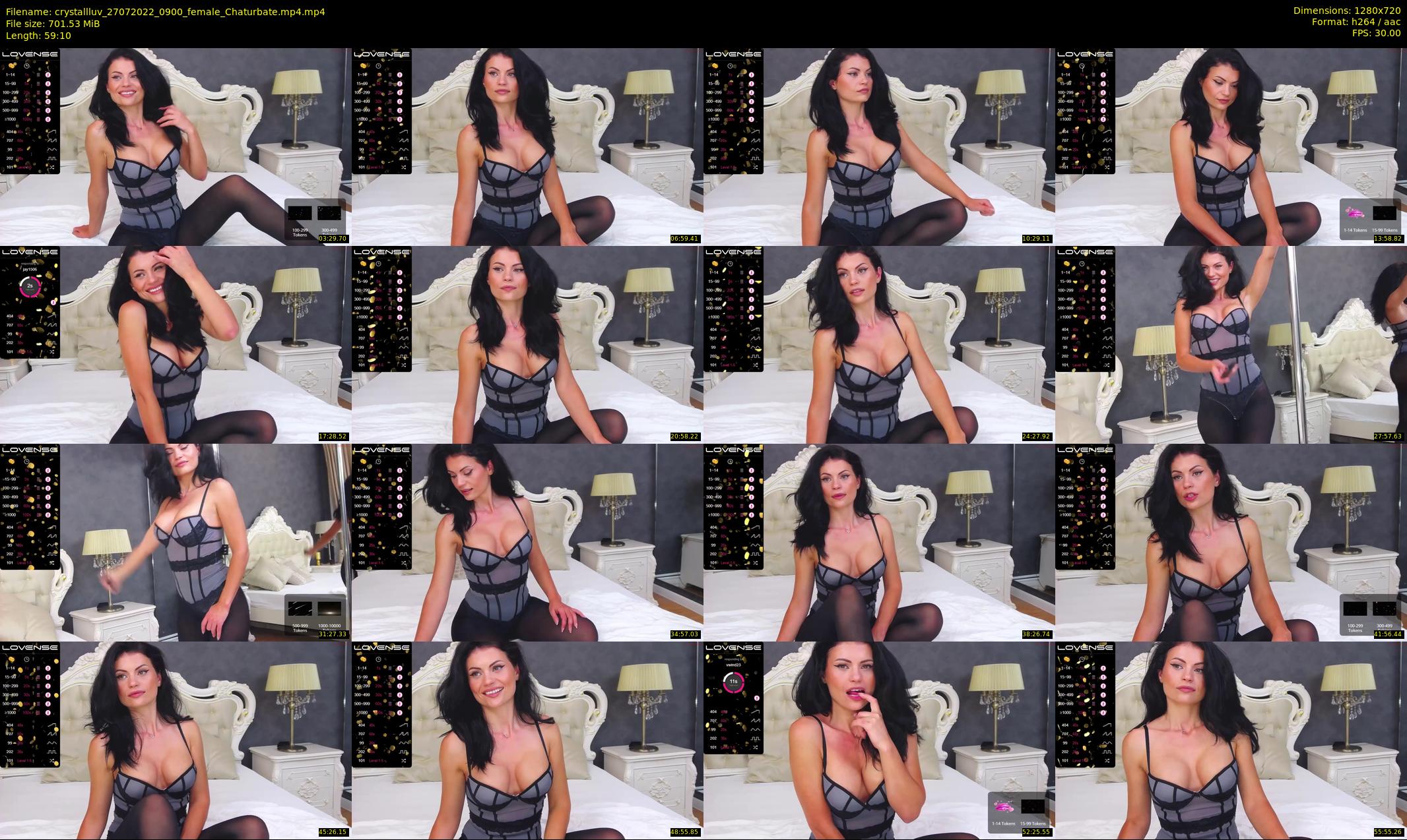 crystallluv — 60 minute Chaturbate female cam show recording, 720p, Jul 27, 2022