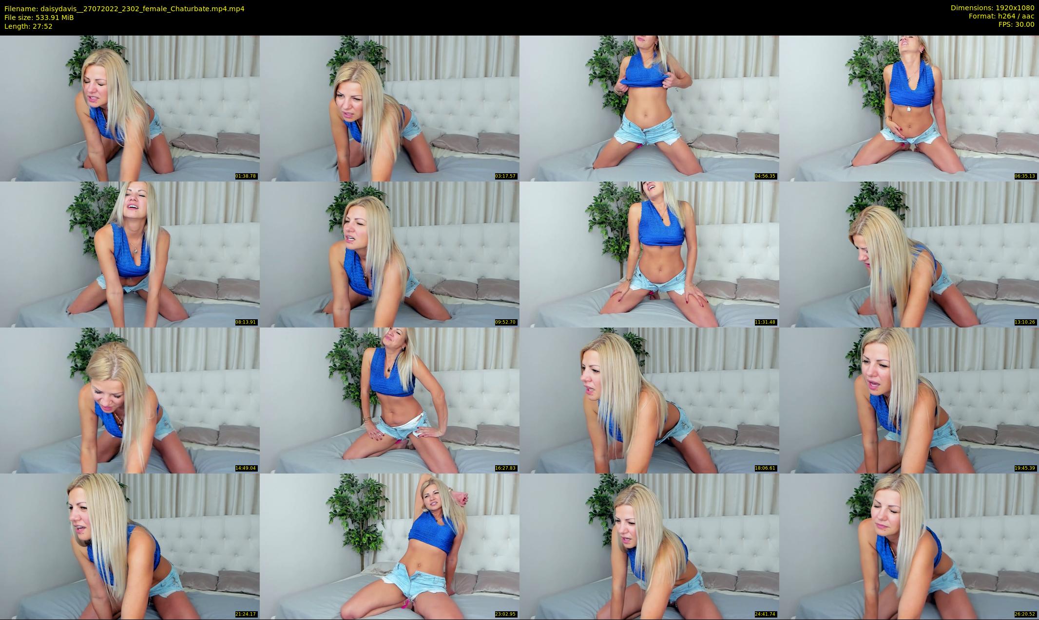daisydavis_ — 28 minute Chaturbate female cam show recording, 1080p, Jul 27, 2022