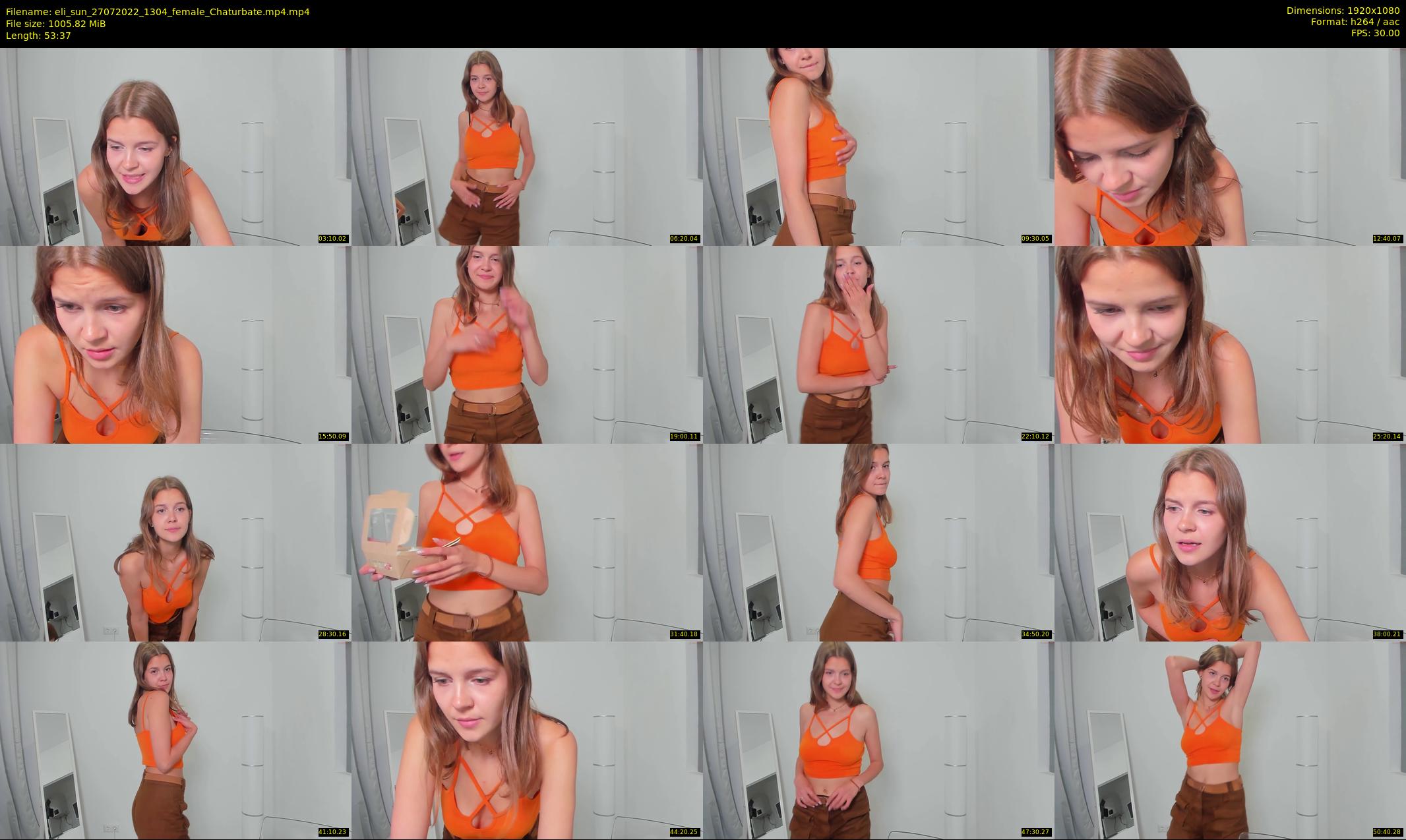 eli_sun — 54 minute Chaturbate female cam show recording, 1080p, Jul 27, 2022