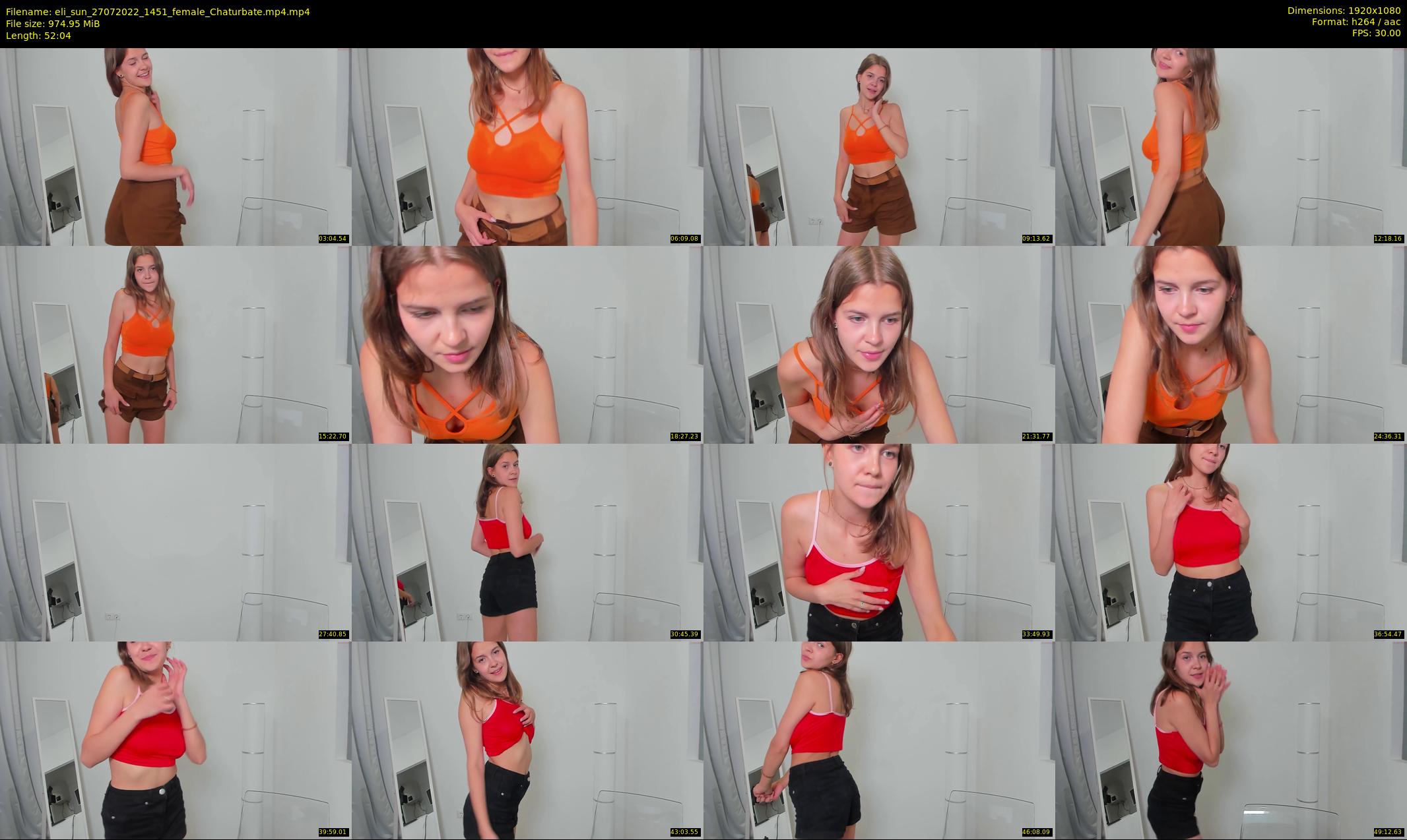 eli_sun — 53 minute Chaturbate female cam show recording, 1080p, Jul 27, 2022