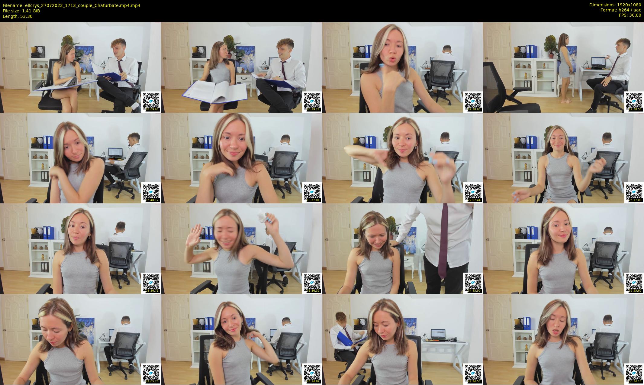 ellcrys — 54 minute Chaturbate couple cam show recording, 1080p, Jul 27, 2022