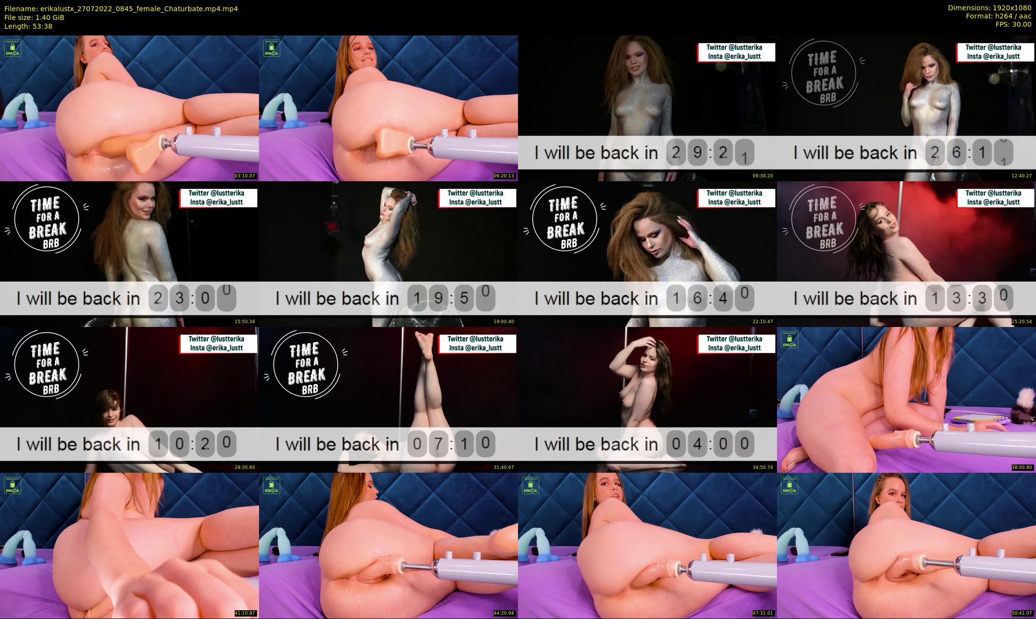 erikalustx — 54 minute Chaturbate female cam show recording, 1080p, Jul 27, 2022