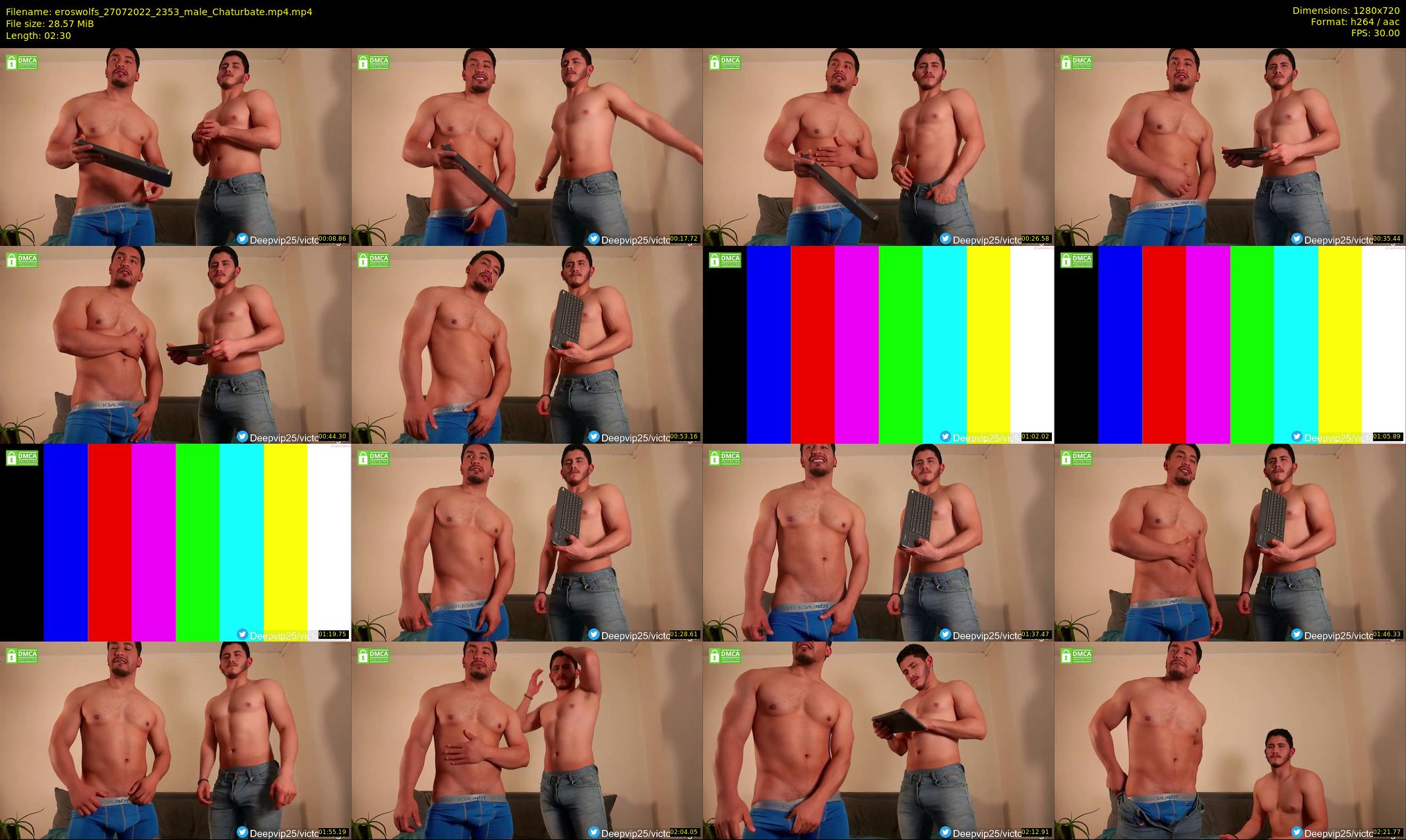 eroswolfs — 3 minute Chaturbate male cam show recording, 720p, Jul 27, 2022