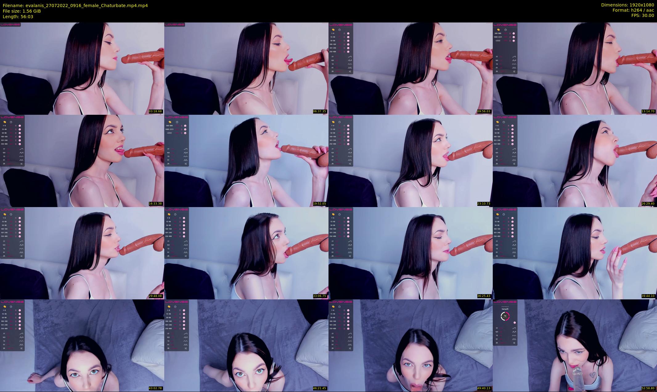 evalanis — 57 minute Chaturbate couple cam show recording, 1080p, Jul 27, 2022