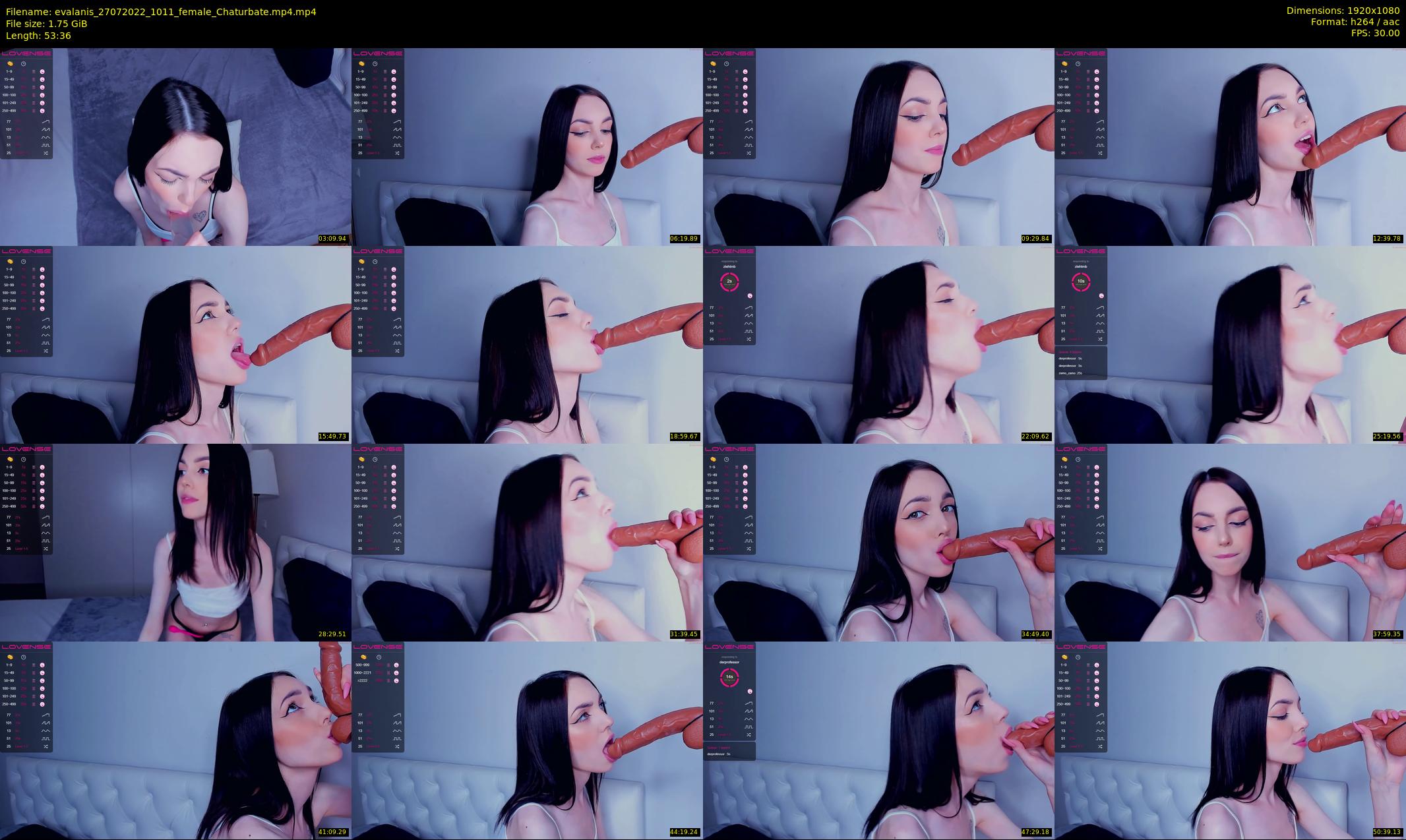 evalanis — 54 minute Chaturbate couple cam show recording, 1080p, Jul 27, 2022