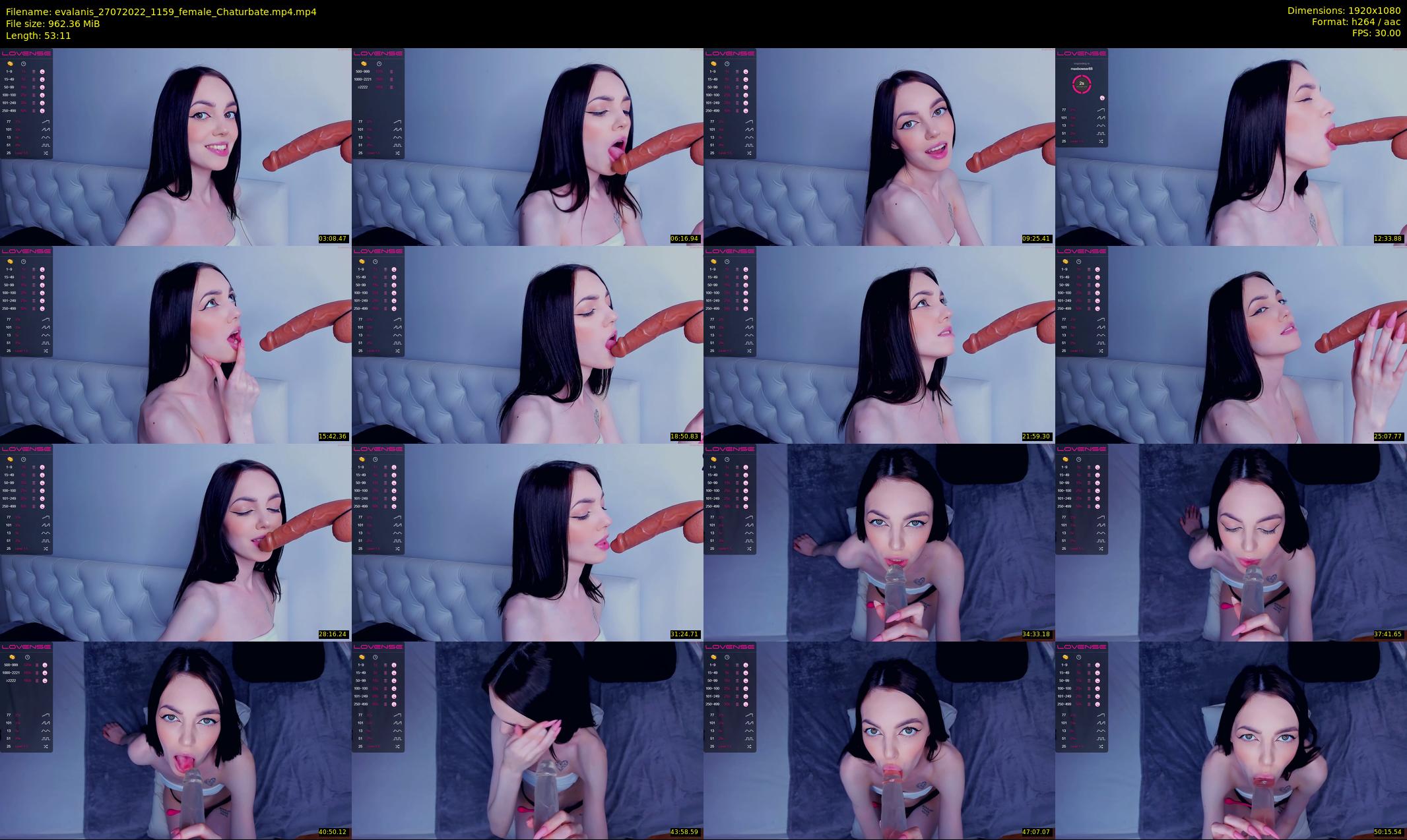 evalanis — 54 minute Chaturbate couple cam show recording, 1080p, Jul 27, 2022