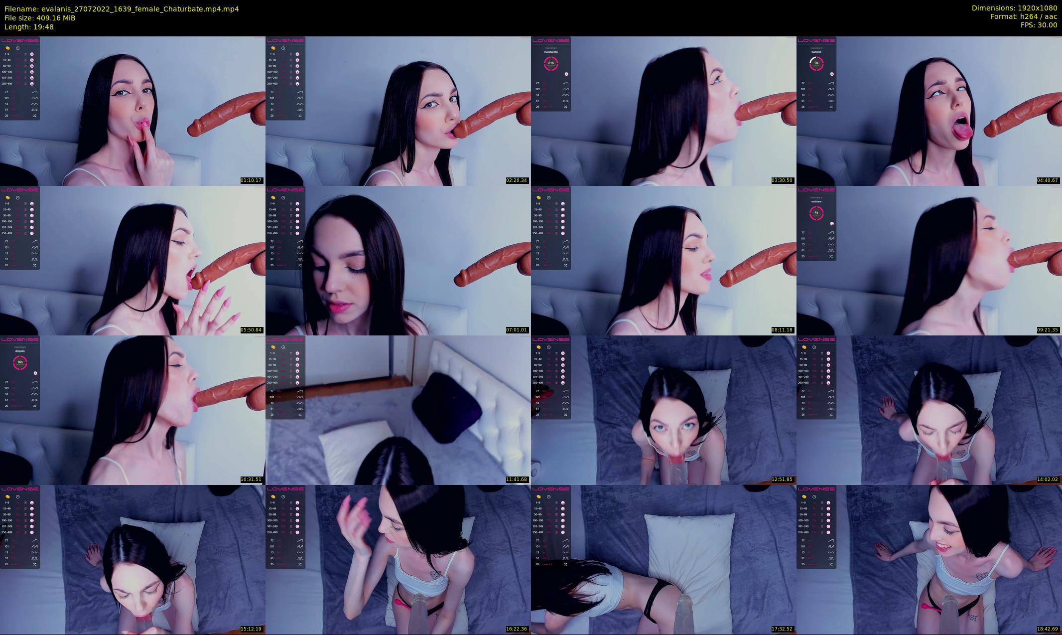 evalanis — 20 minute Chaturbate couple cam show recording, 1080p, Jul 27, 2022