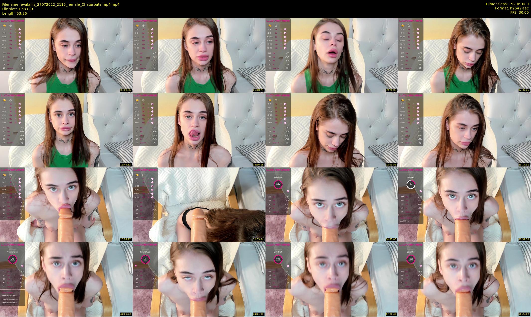 evalanis — 54 minute Chaturbate couple cam show recording, 1080p, Jul 27, 2022