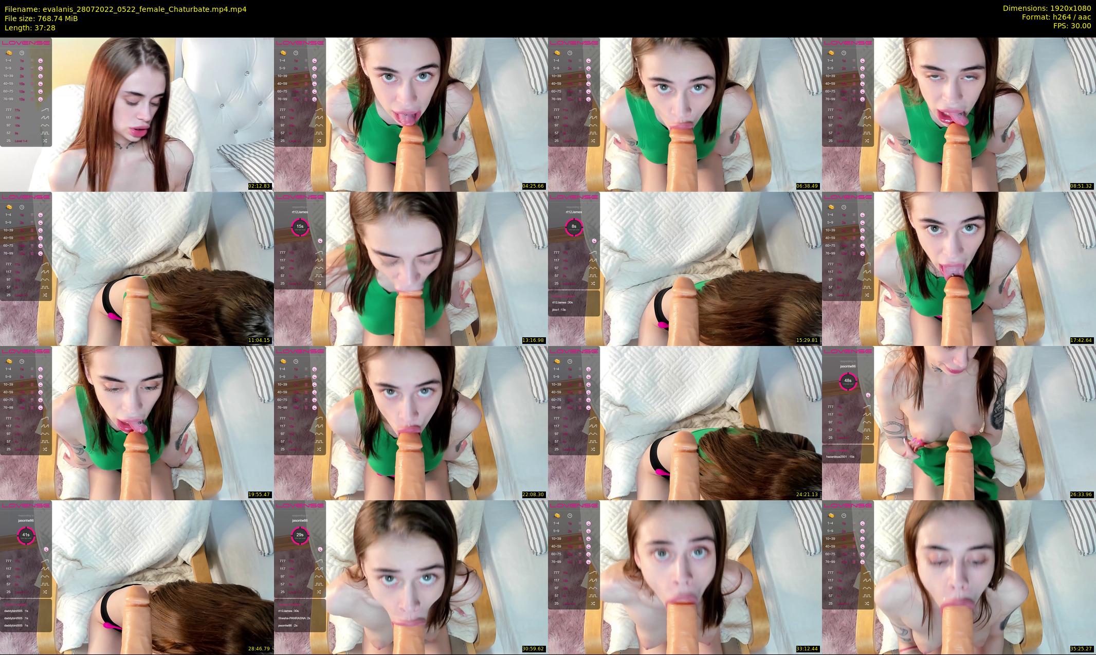 evalanis — 38 minute Chaturbate couple cam show recording, 1080p, Jul 28, 2022