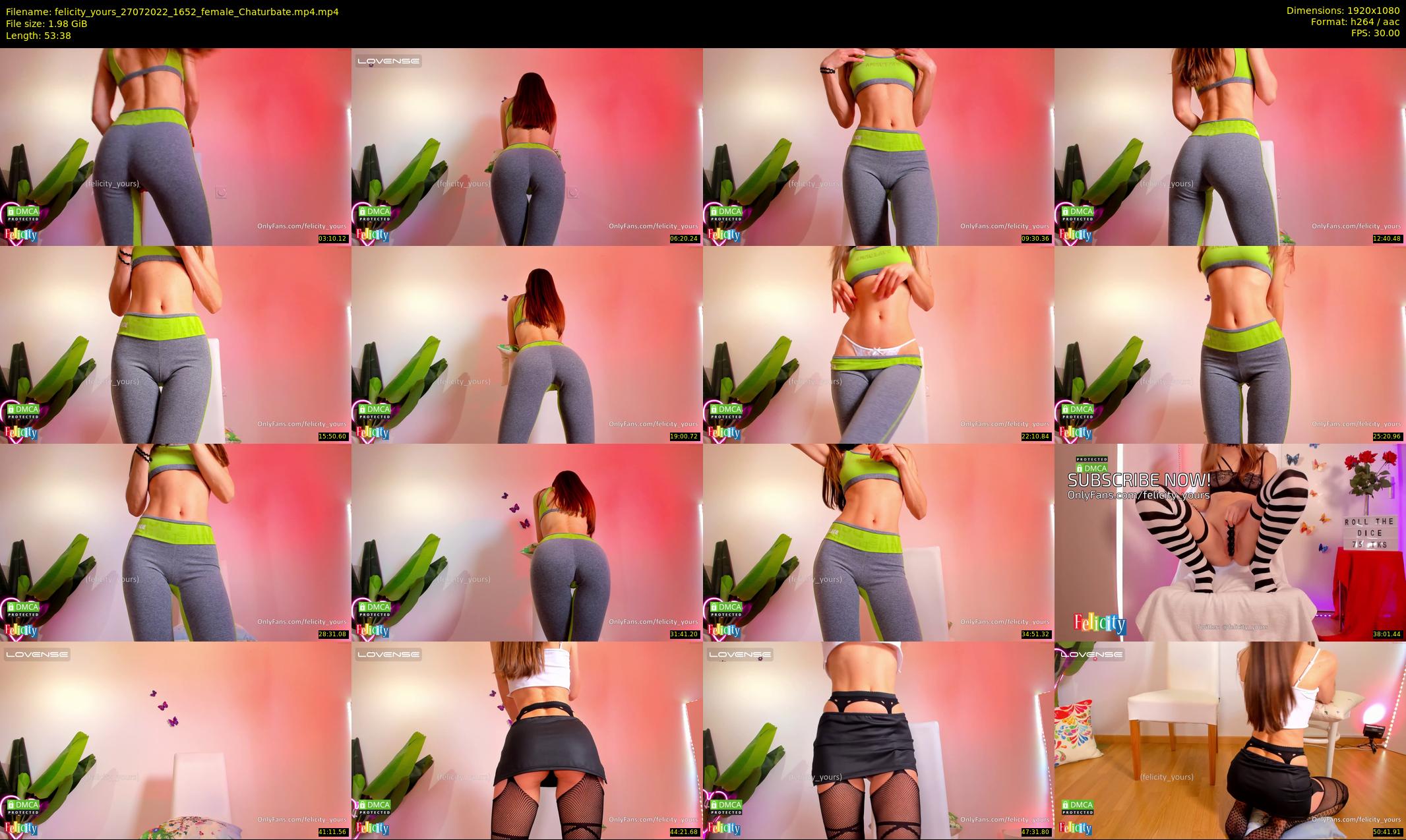 felicity_yours — 54 minute Chaturbate female cam show recording, 1080p, Jul 27, 2022
