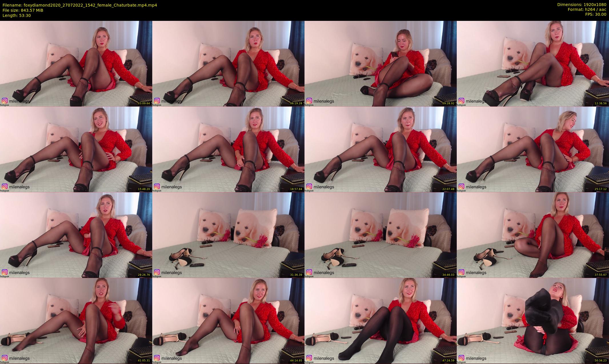 foxydiamond2020 — 54 minute Chaturbate female cam show recording, 1080p, Jul 27, 2022