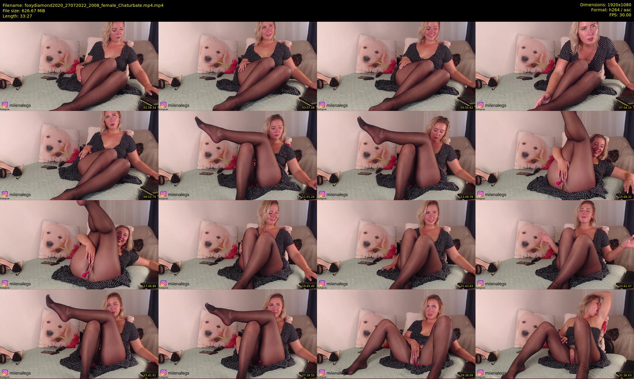 foxydiamond2020 — 34 minute Chaturbate female cam show recording, 1080p, Jul 27, 2022