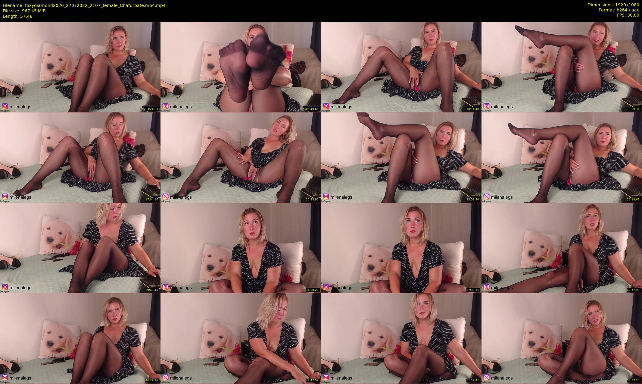 foxydiamond2020 — 58 minute Chaturbate female cam show recording, 1080p, Jul 27, 2022