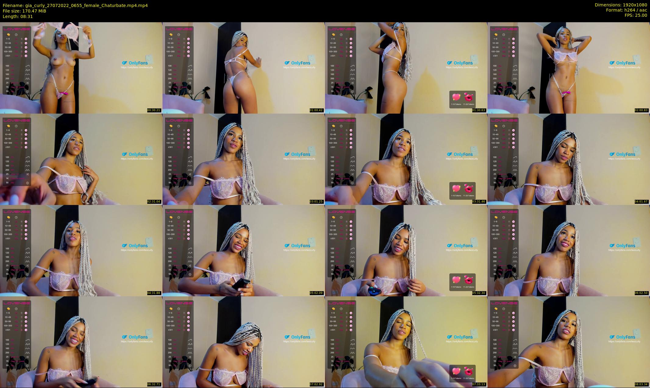 gia_curly — 9 minute Chaturbate female cam show recording, 1080p, Jul 27, 2022