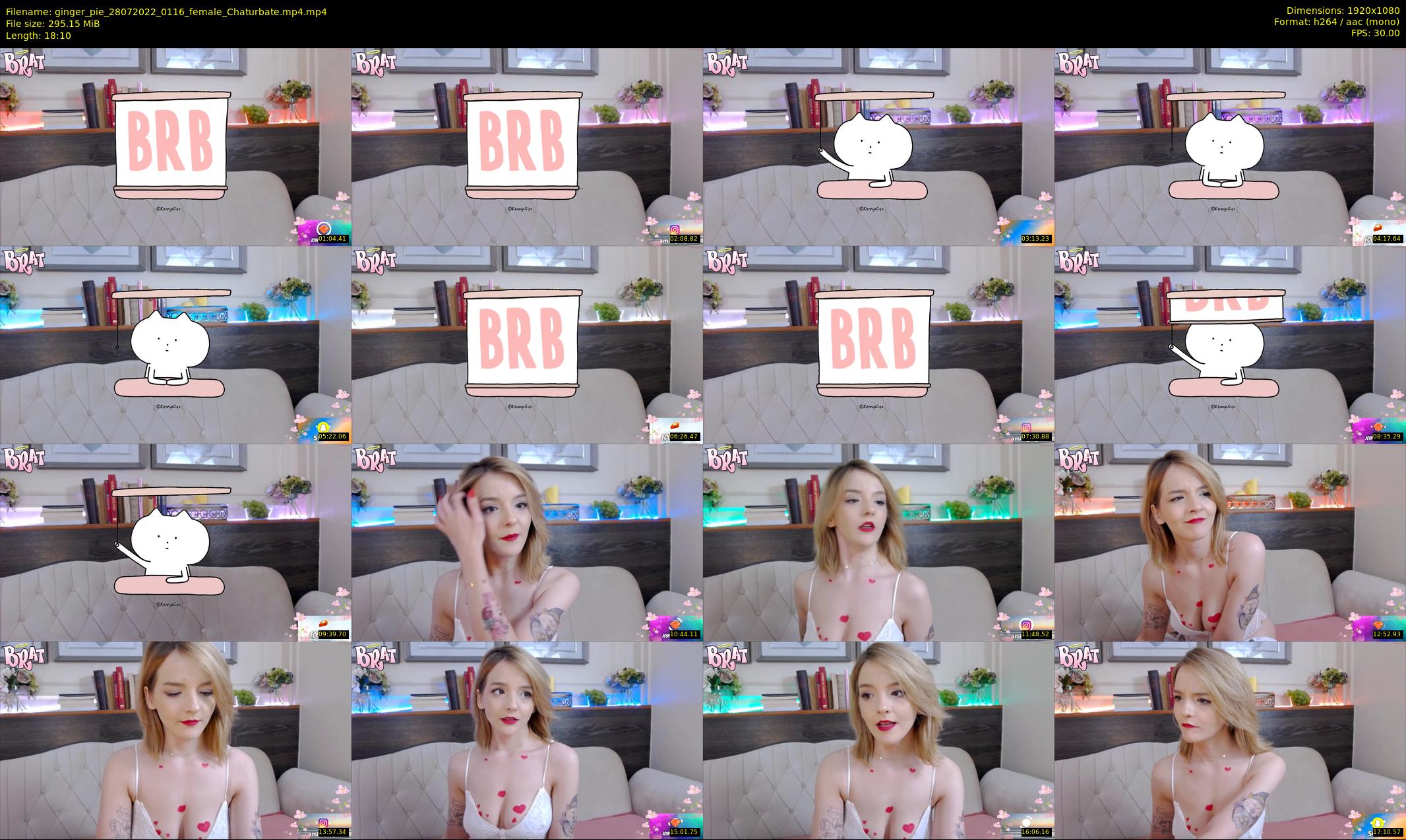 ginger_pie — 19 minute Chaturbate female cam show recording, 1080p, Jul 28, 2022