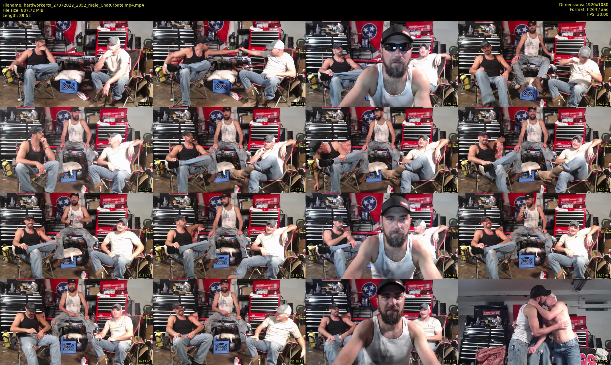 hardworkertn — 40 minute Chaturbate male cam show recording, 1080p, Jul 27, 2022