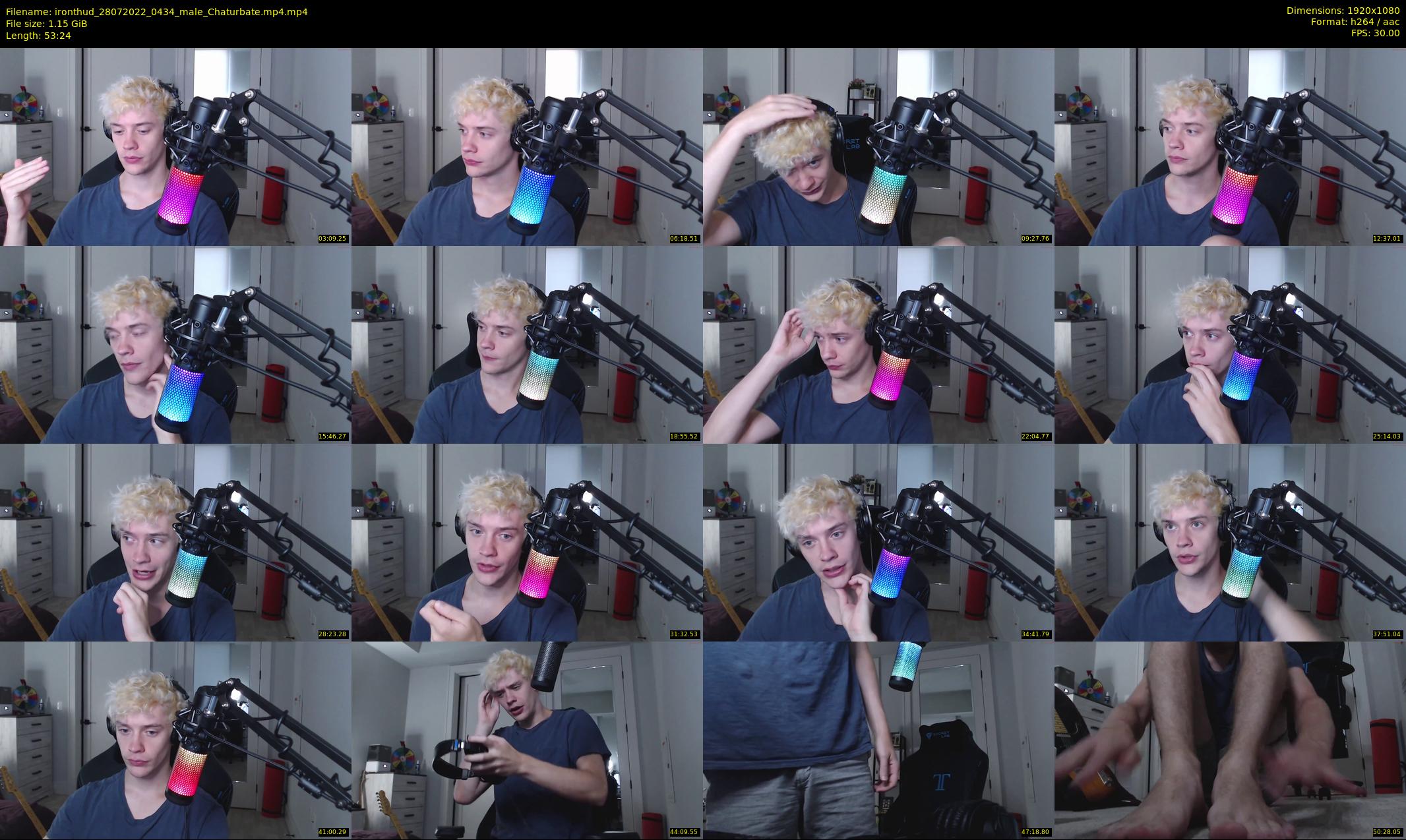ironthud — 54 minute Chaturbate male cam show recording, 1080p, Jul 28, 2022