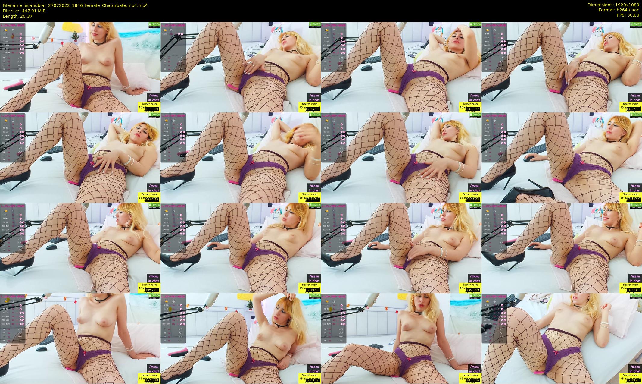 islanublar — 21 minute Chaturbate female cam show recording, 1080p, Jul 27, 2022
