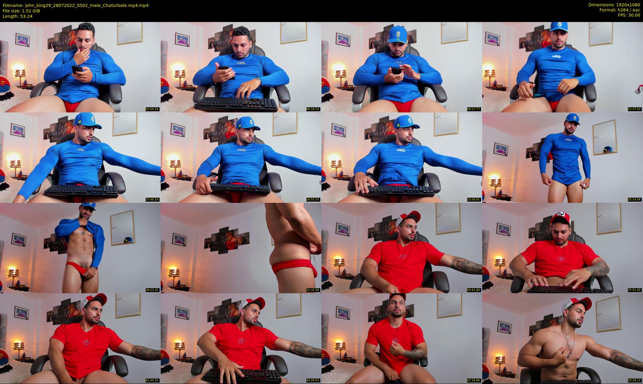 john_king29 — 54 minute Chaturbate male cam show recording, 1080p, Jul 28, 2022