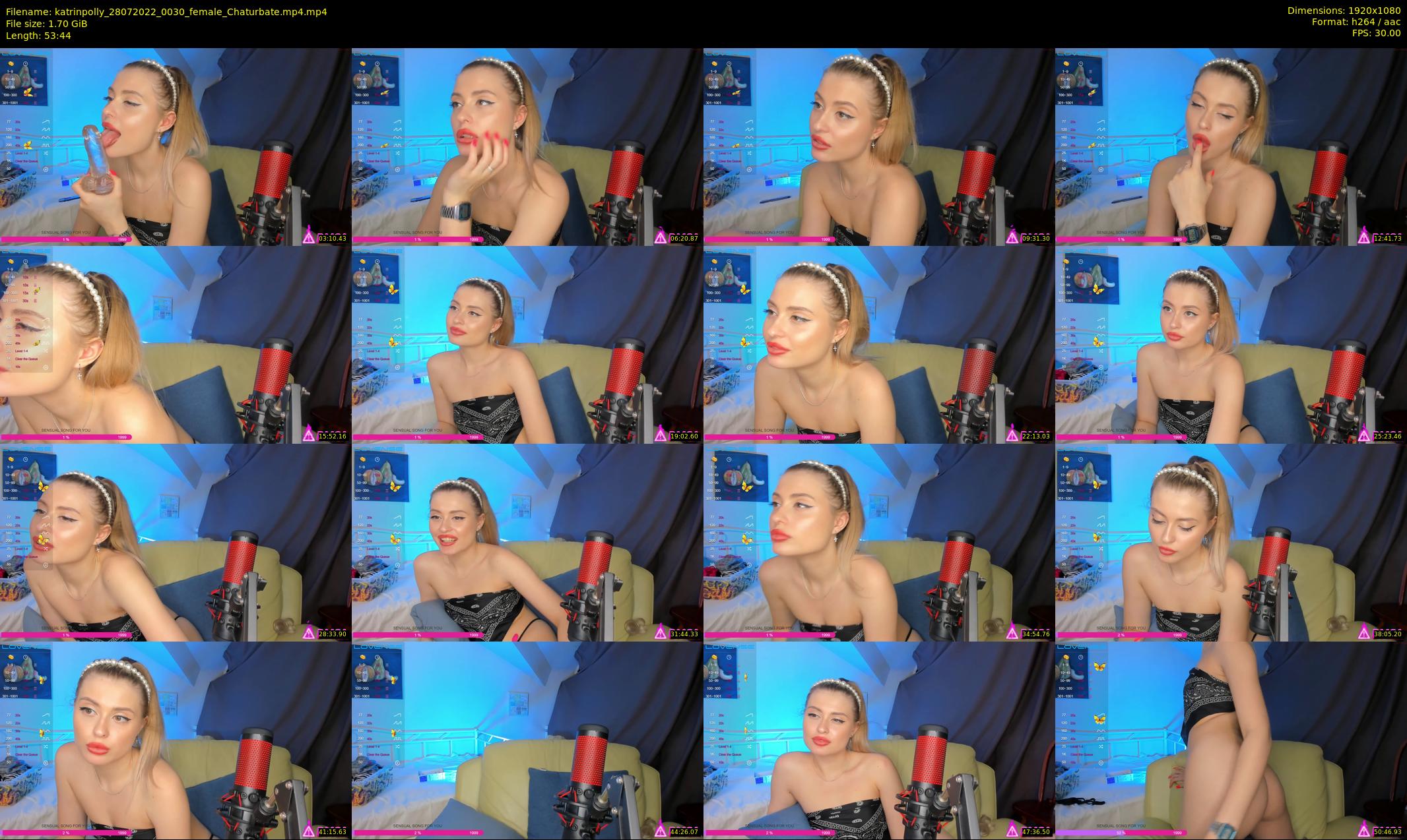 katrinpolly — 54 minute Chaturbate couple cam show recording, 1080p, Jul 28, 2022