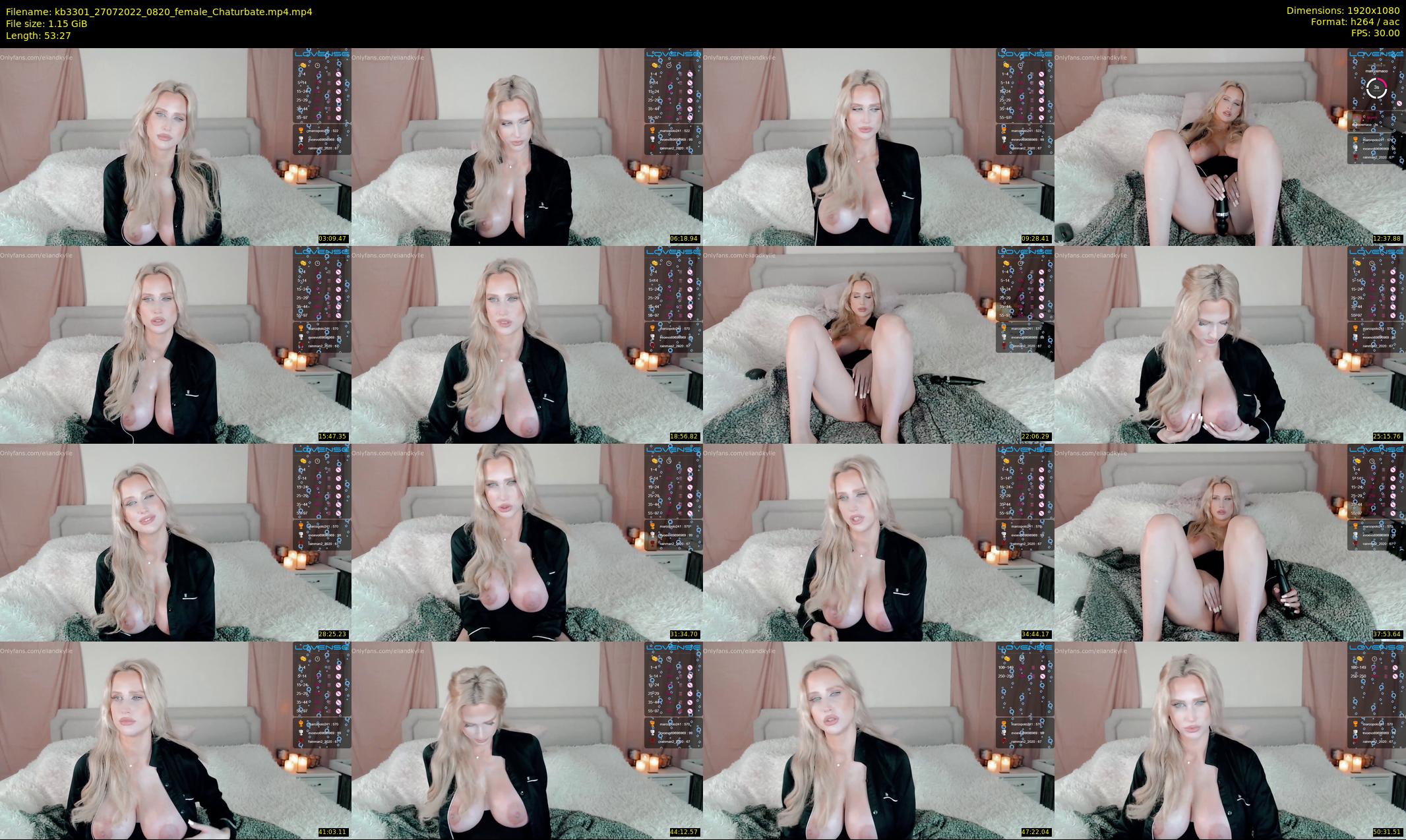 kb3301 — 54 minute Chaturbate couple cam show recording, 1080p, Jul 27, 2022