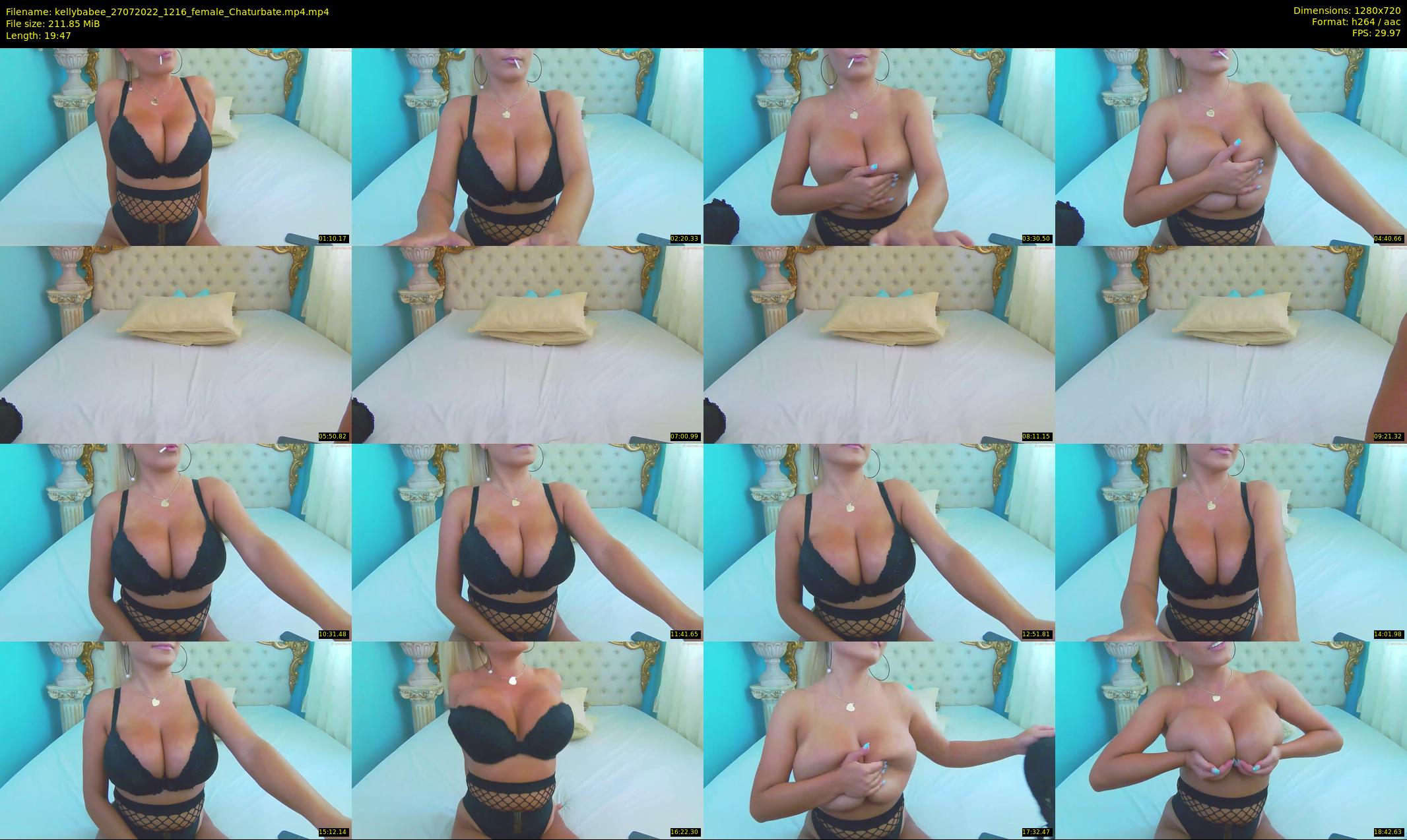kellybabee — 20 minute Chaturbate female cam show recording, 720p, Jul 27, 2022