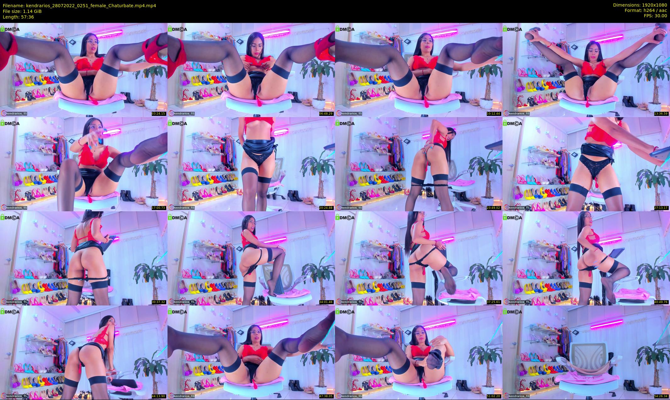 kendrarios — 58 minute Chaturbate female cam show recording, 1080p, Jul 28, 2022