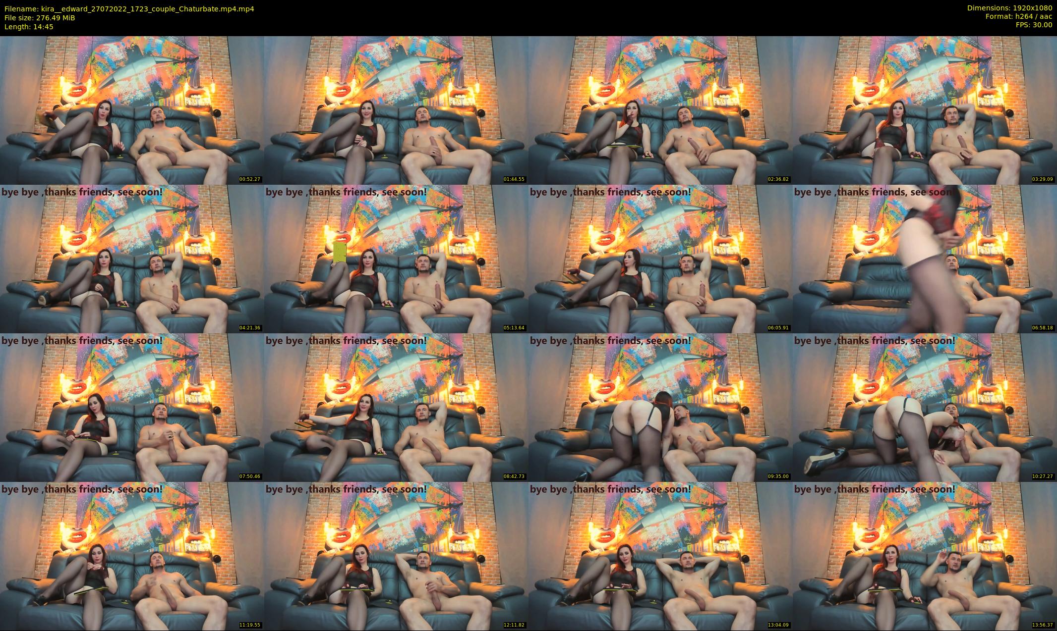 kira__edward — 15 minute Chaturbate couple cam show recording, 1080p, Jul 27, 2022