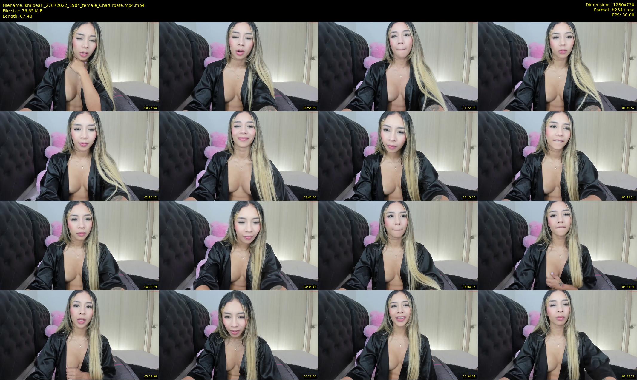 kmipearl — 8 minute Chaturbate female cam show recording, 720p, Jul 27, 2022