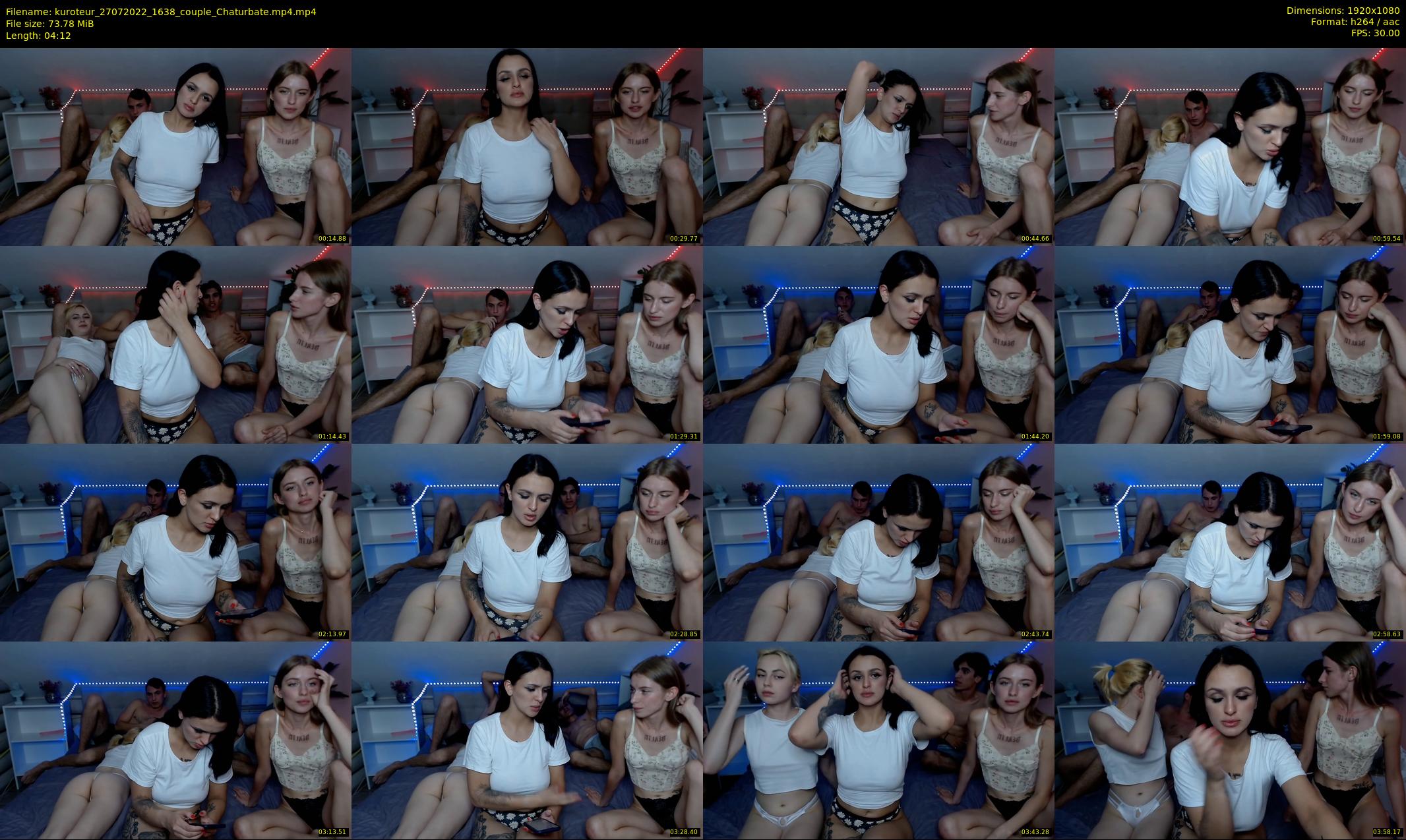 kuroteur — 5 minute Chaturbate couple cam show recording, 1080p, Jul 27, 2022