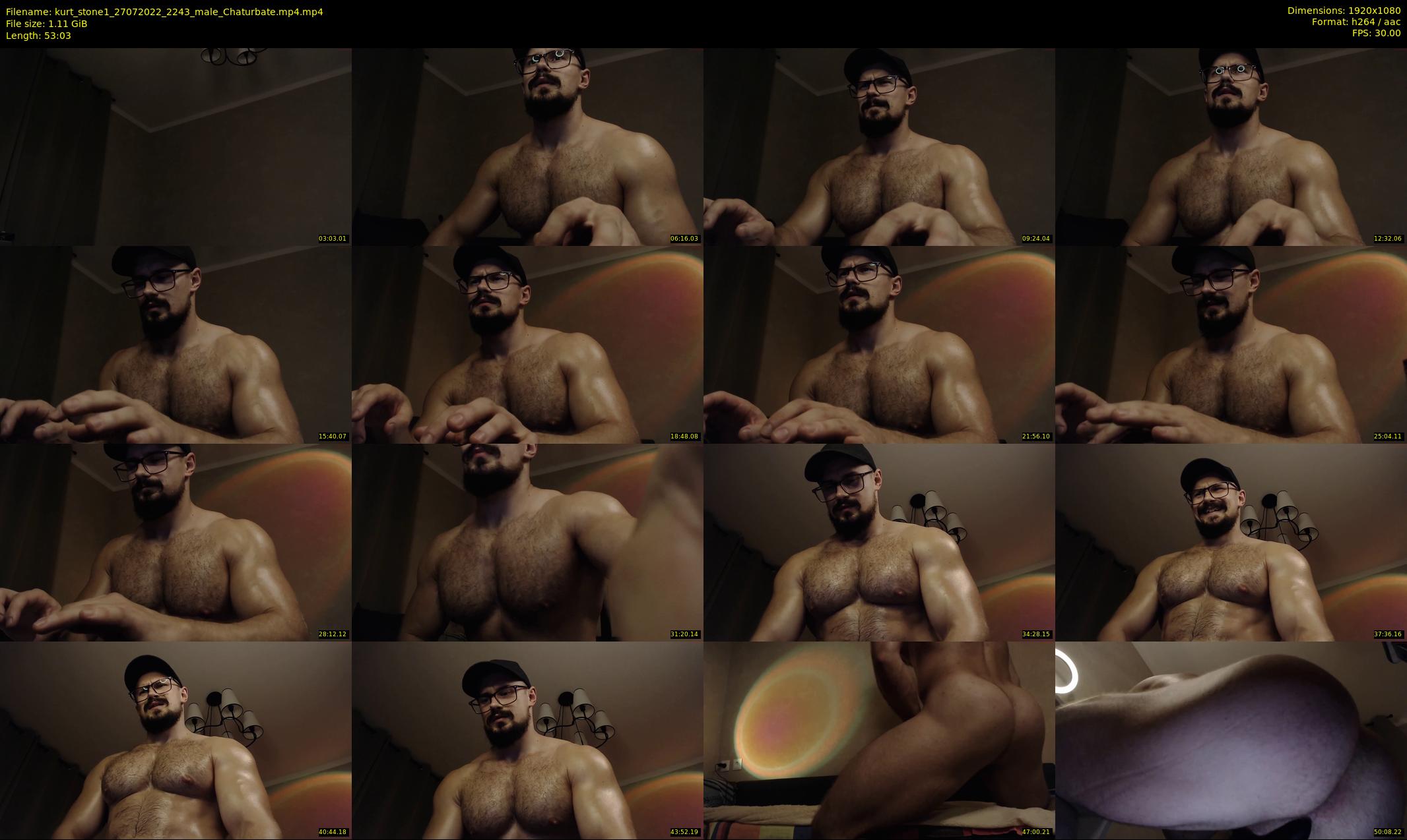 kurt_stone1 — 54 minute Chaturbate male cam show recording, 1080p, Jul 27, 2022