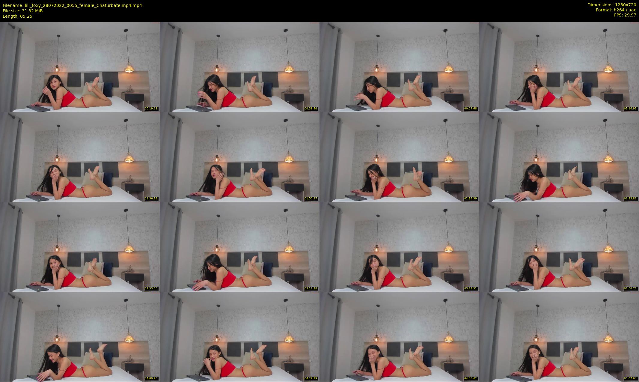 lili_foxy — 6 minute Chaturbate female cam show recording, 720p, Jul 28, 2022