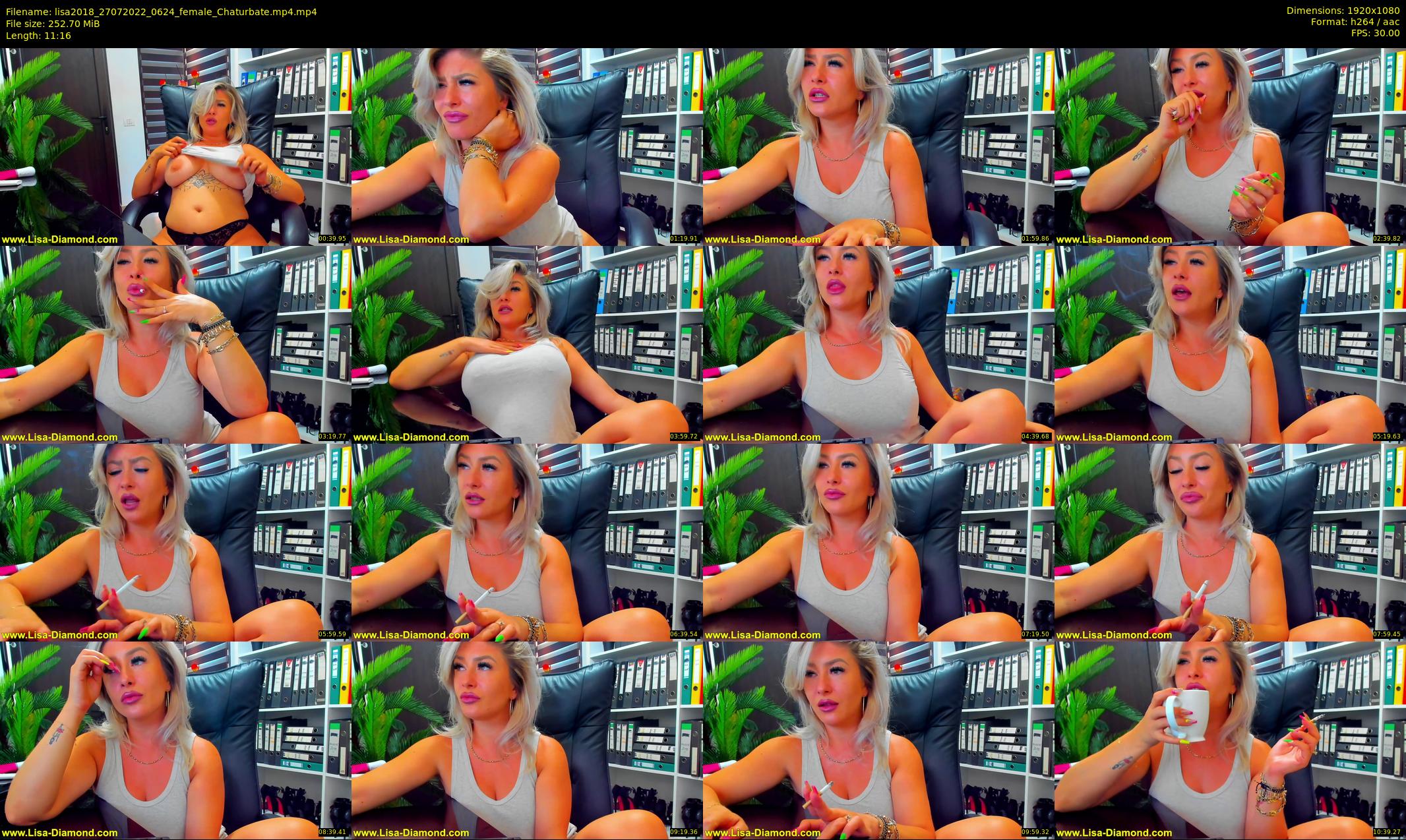 lisa2018 — 12 minute Chaturbate female cam show recording, 1080p, Jul 27, 2022