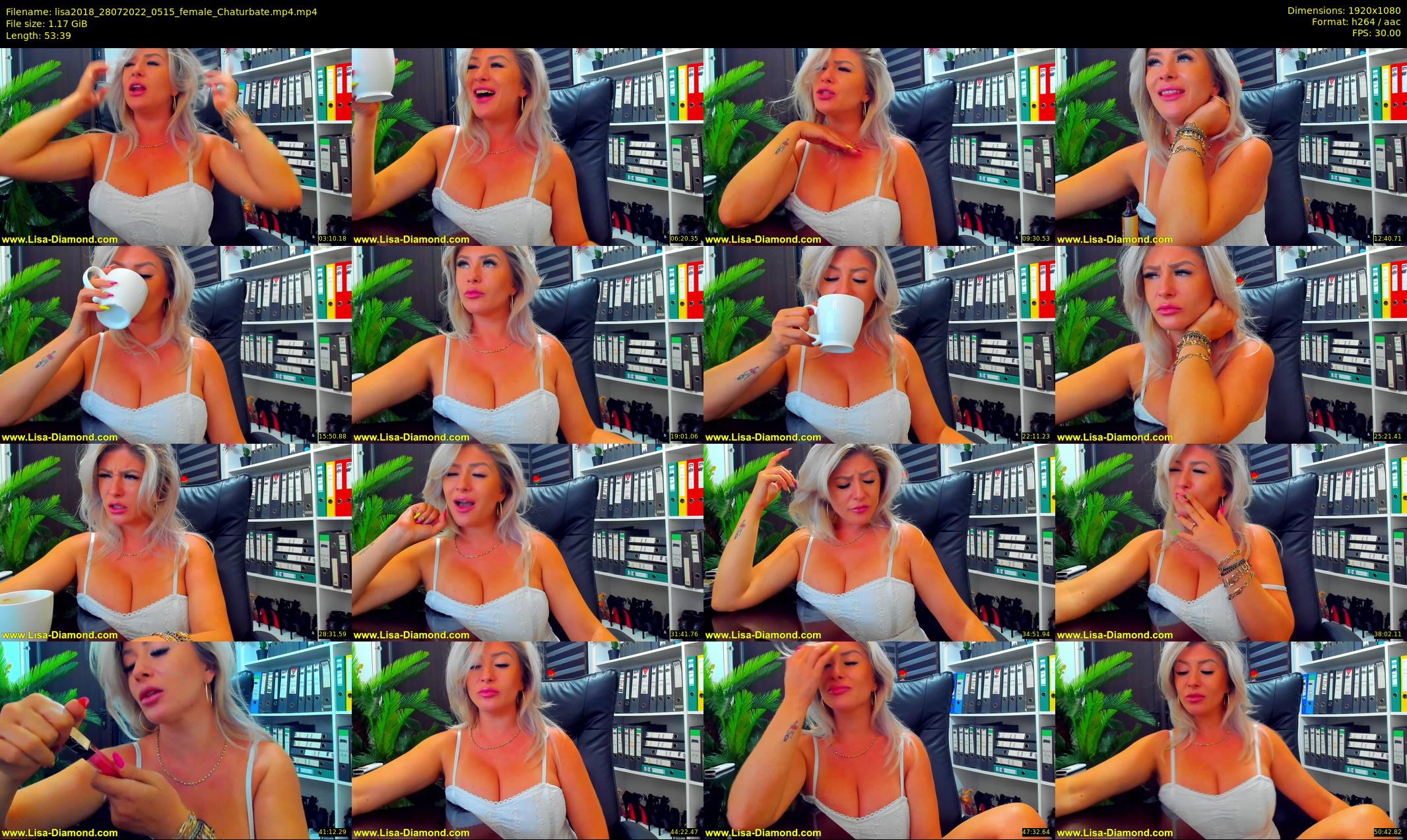 lisa2018 — 54 minute Chaturbate female cam show recording, 1080p, Jul 28, 2022