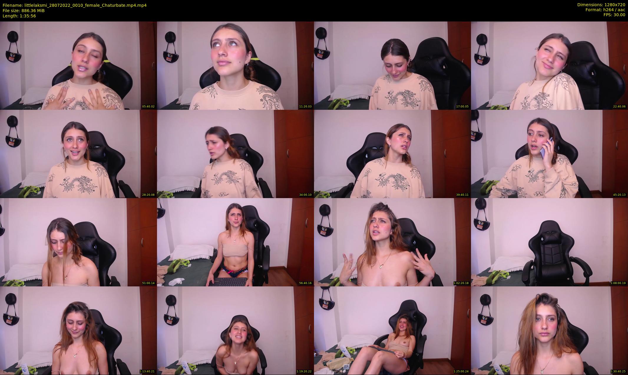 littlelaksmi — 96 minute Chaturbate female cam show recording, 720p, Jul 28, 2022