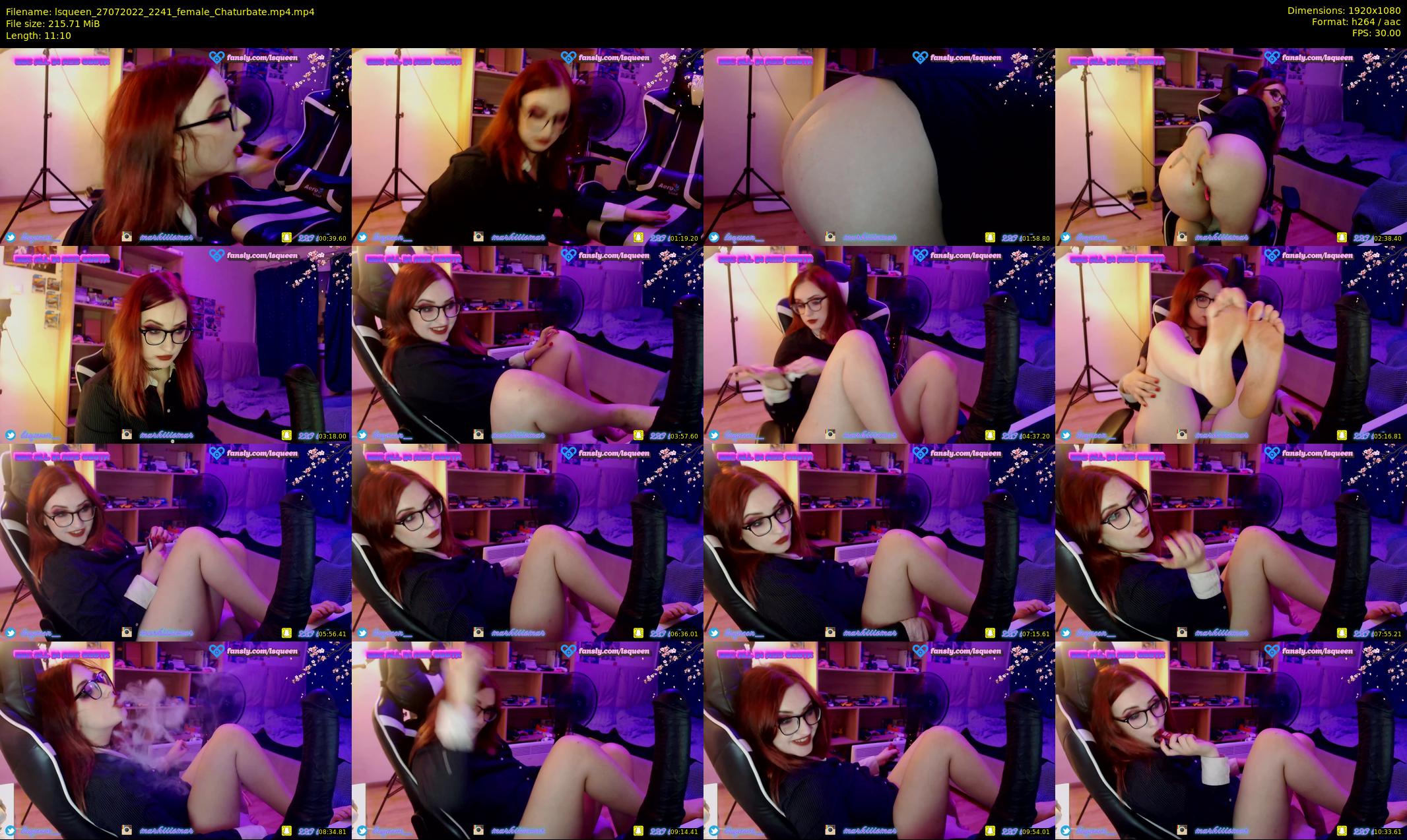 lsqueen — 12 minute Chaturbate female cam show recording, 1080p, Jul 27, 2022