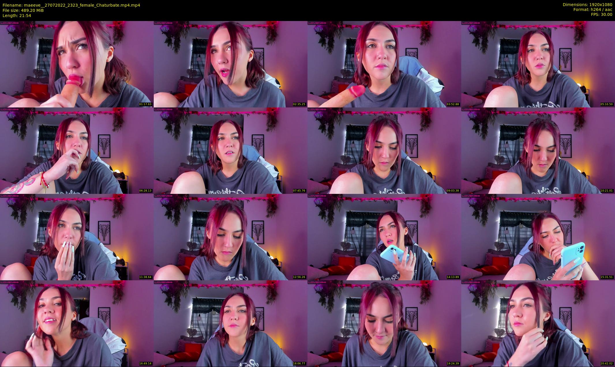 maeeve_ — 22 minute Chaturbate female cam show recording, 1080p, Jul 27, 2022