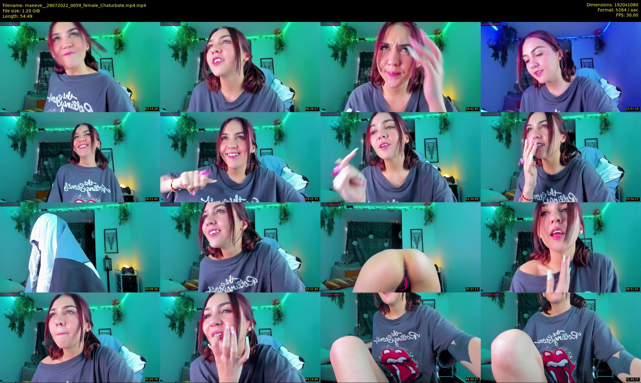 maeeve_ — 55 minute Chaturbate female cam show recording, 1080p, Jul 28, 2022