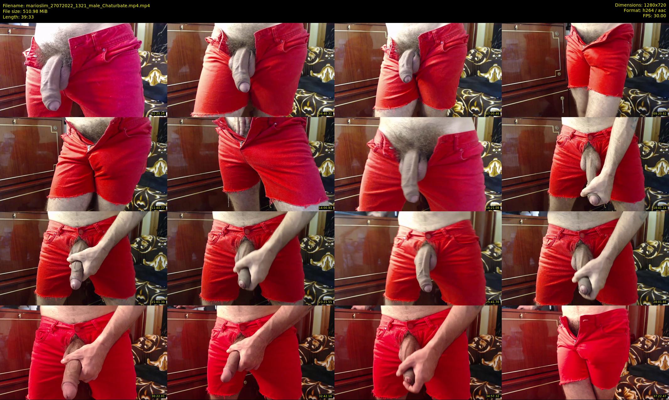marioslim — 40 minute Chaturbate male cam show recording, 720p, Jul 27, 2022