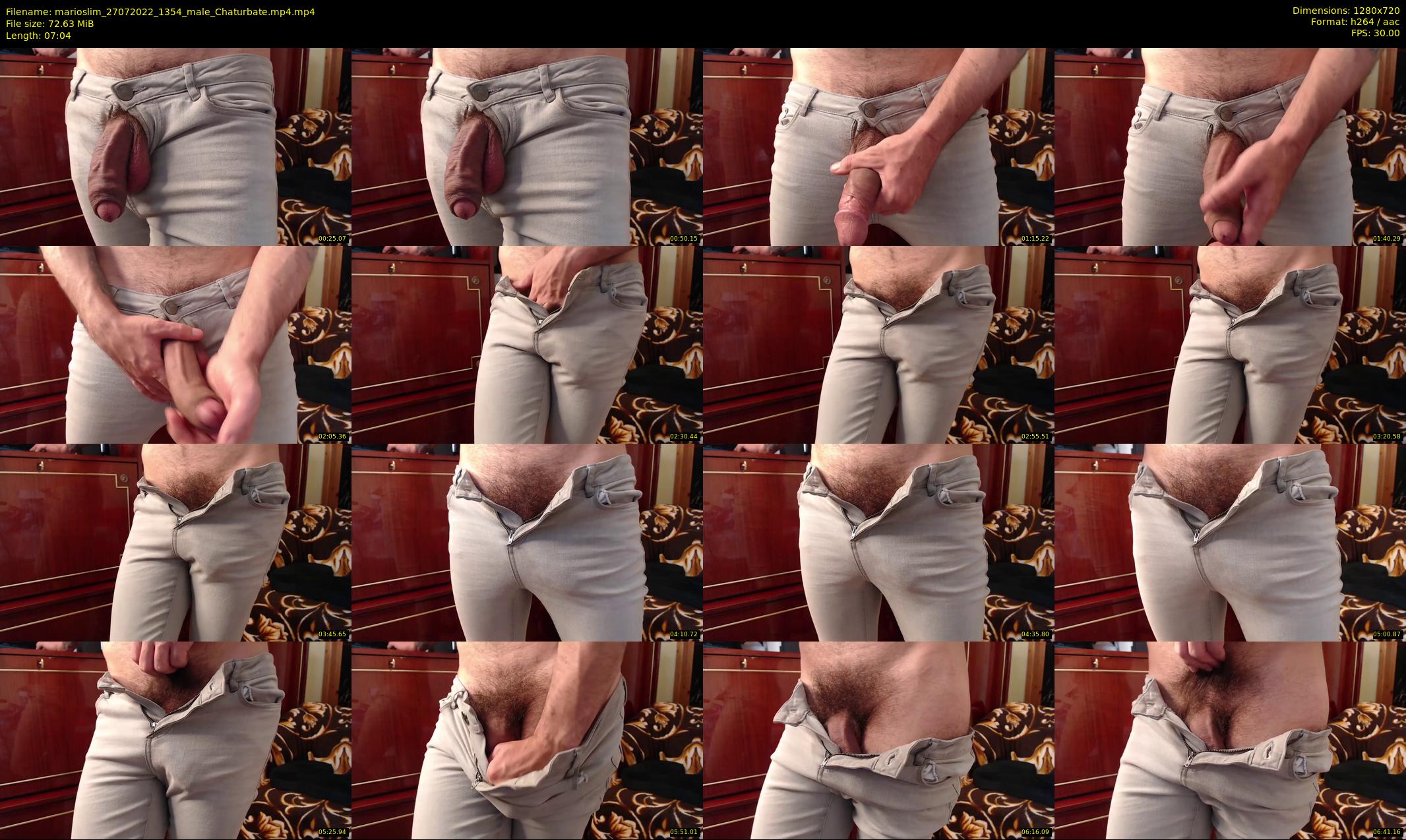 marioslim — 8 minute Chaturbate male cam show recording, 720p, Jul 27, 2022