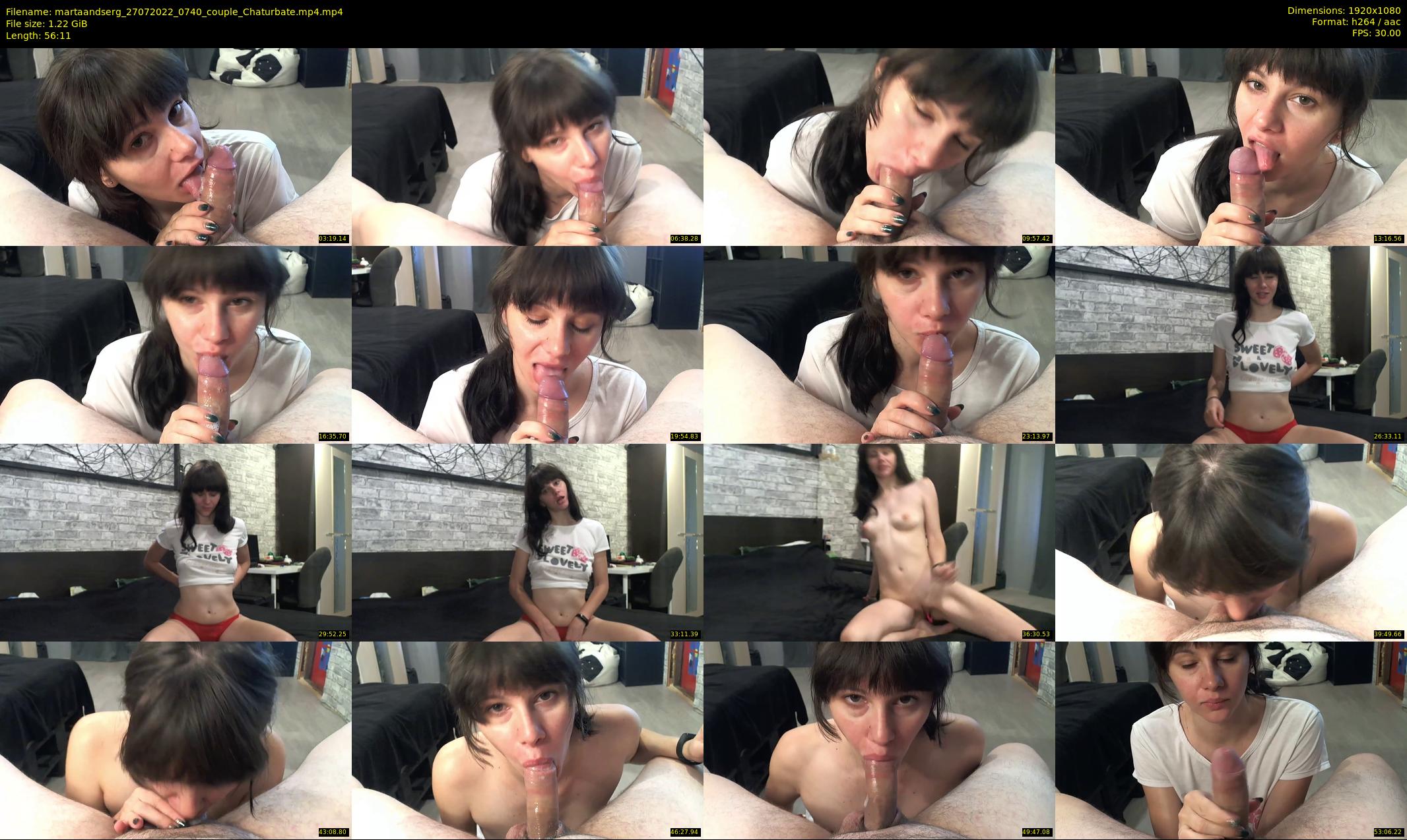martaandserg — 57 minute Chaturbate female cam show recording, 1080p, Jul 27, 2022
